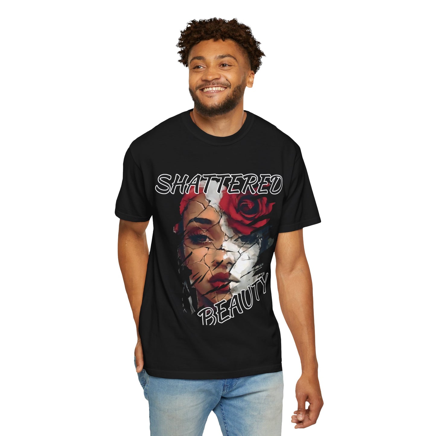 Shattered Beauty T-Shirt — Masks Off Collection