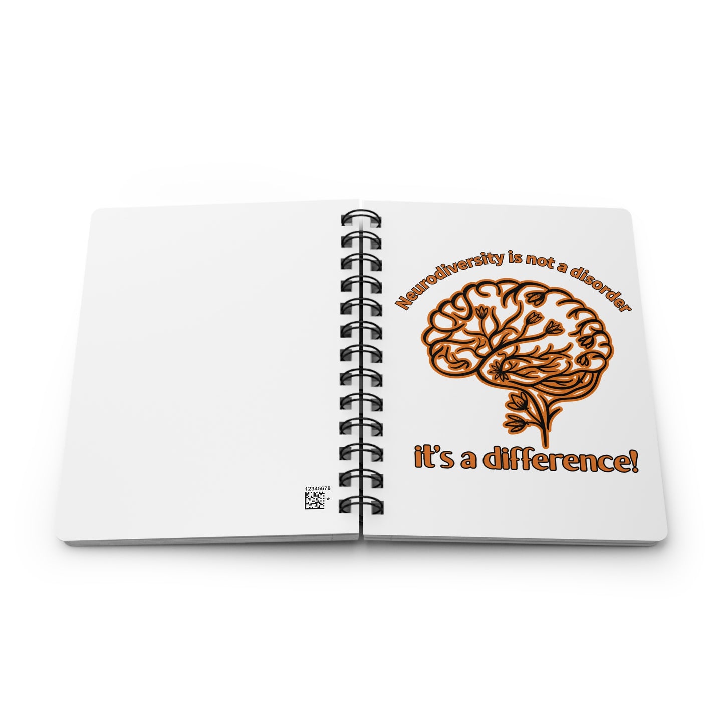 Neurodiversity Spiral Bound Journal - Thoughtful Gift for Creatives, Mental Health Advocates, Daily Planner, Self-Reflection, Empowerment