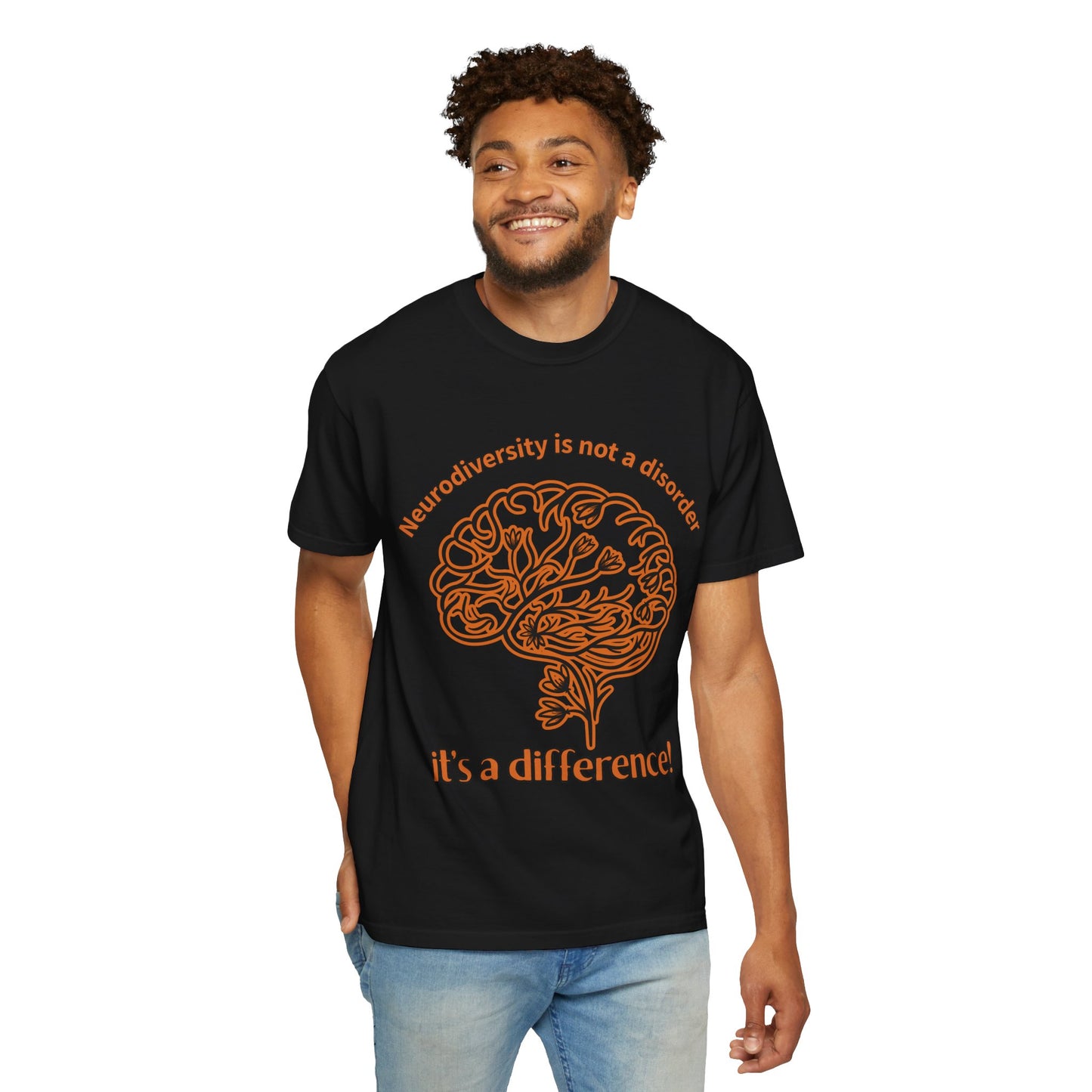 Neurodiversity Awareness Shirt | Comfort Colors 1717 | “Not a Disorder, It’s a Difference” Mental Health Tee | Autism ADHD Acceptance Gift