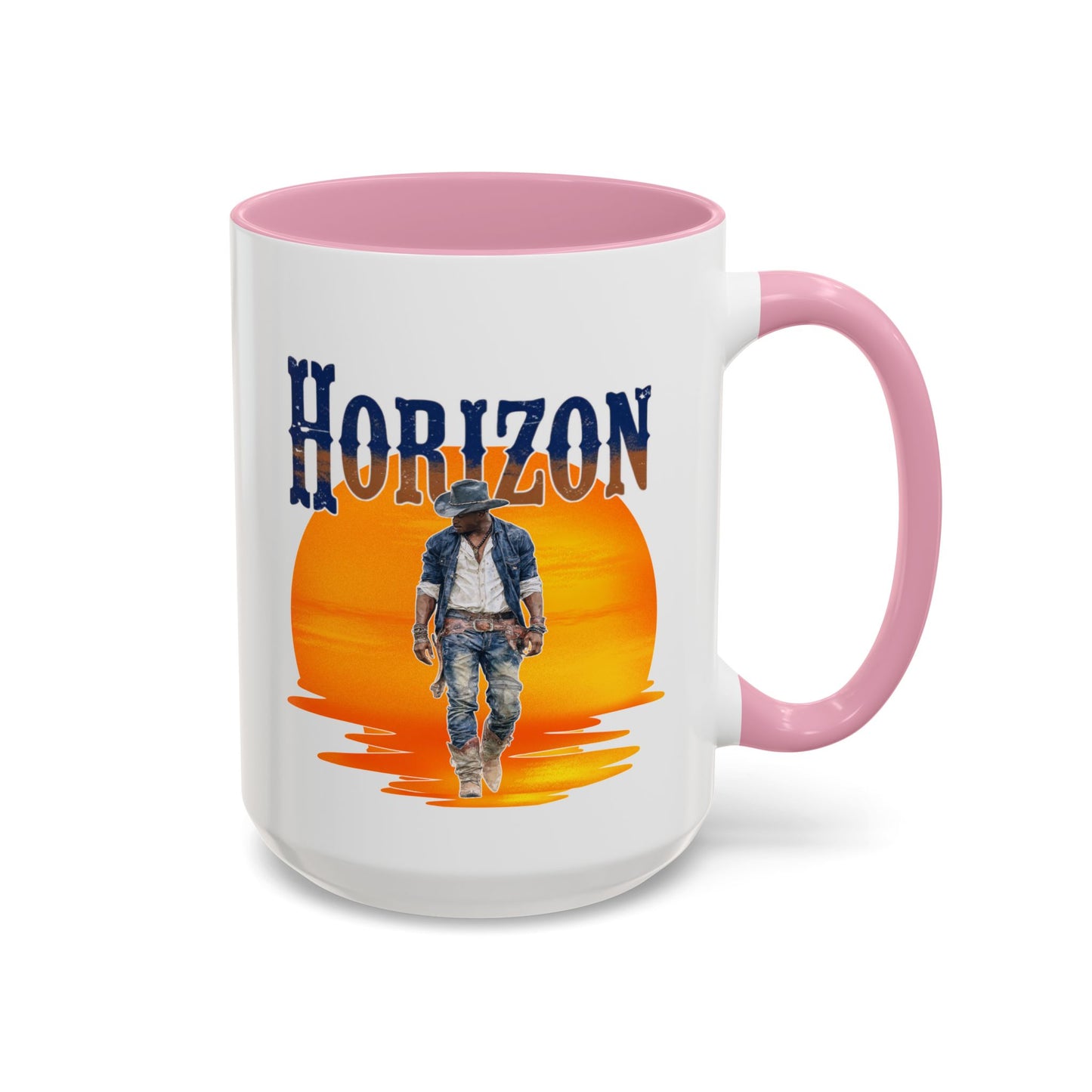 Horizon Cowboy Sunset Coffee Mug | Western Rodeo Gift | Rustic Cowboy Coffee Cup for Country Lifestyle Fans