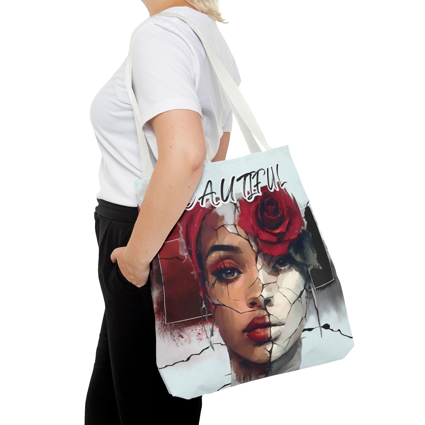 Dual Bloom Tote Bag — Masks Off Collection