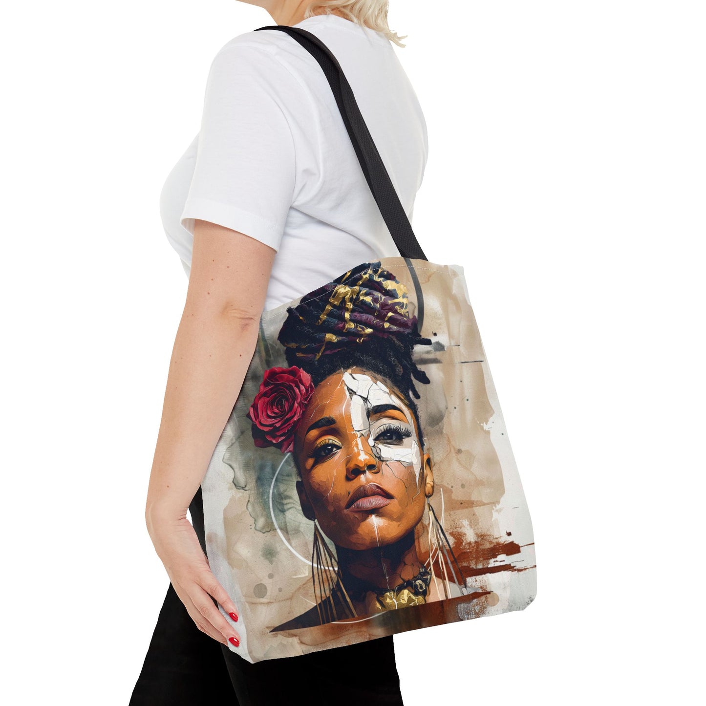 Crowned in Truth Tote Bag — Masks Off Collection