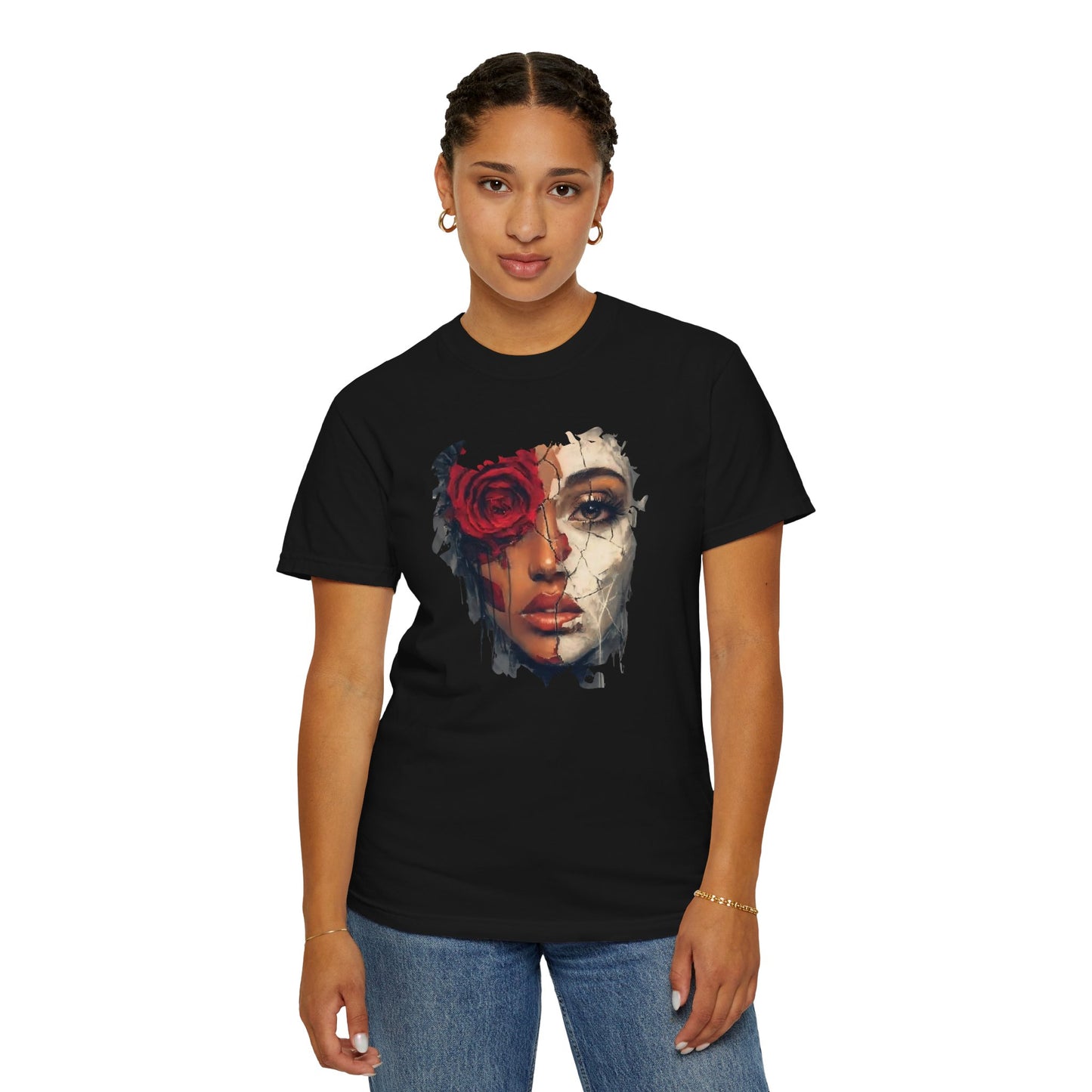 Scarlet Veil T-Shirt — Masks Off Collection