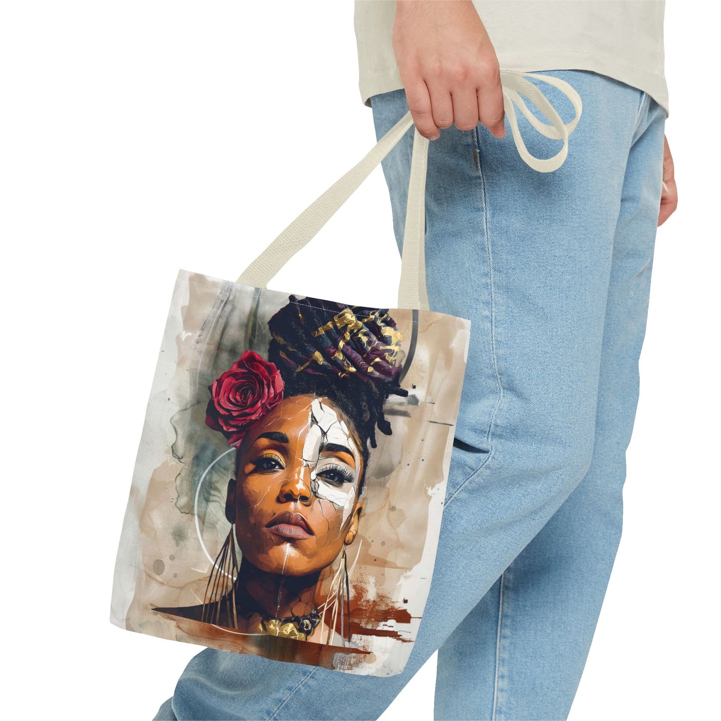 Crowned in Truth Tote Bag — Masks Off Collection