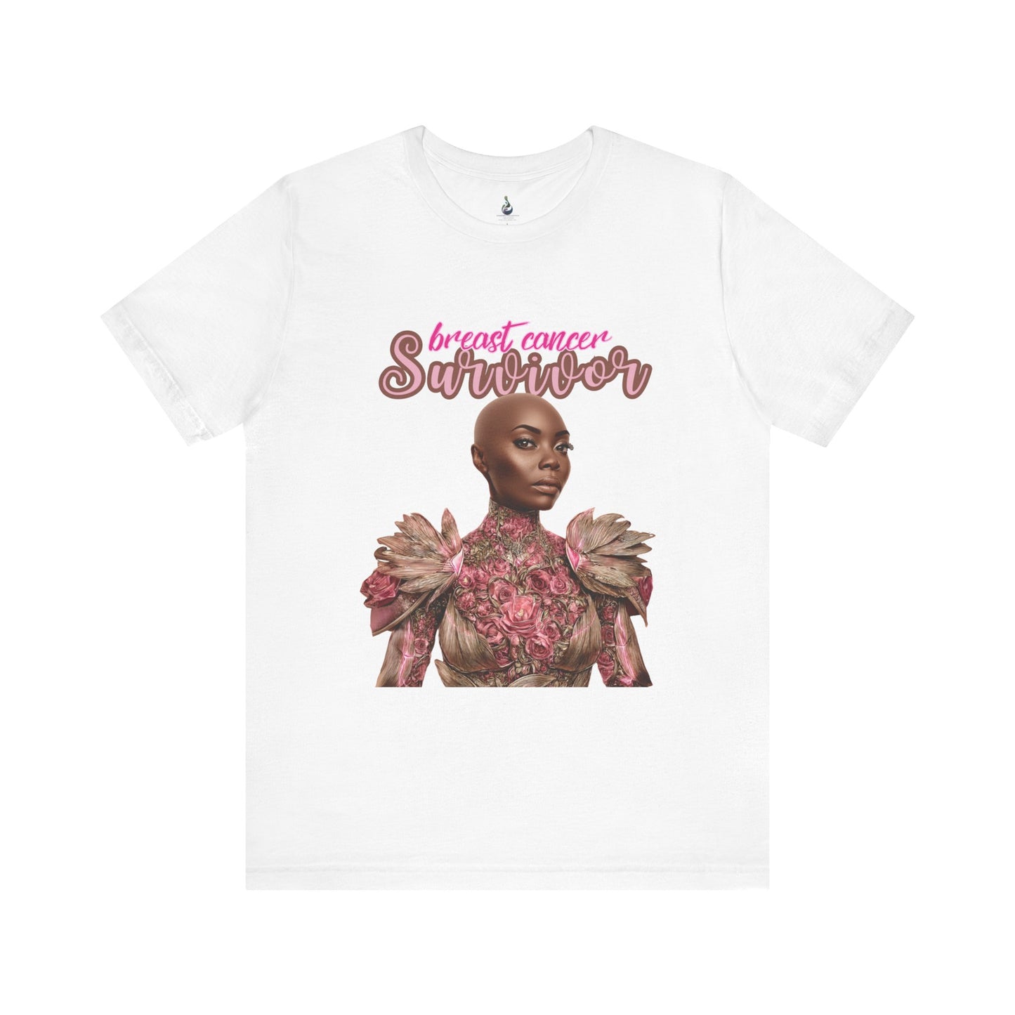 Breast Cancer Survivor Fancy Shirt | Elegant Pink Ribbon Tee | Survivor Empowerment Shirt | October Awareness Apparel for Women