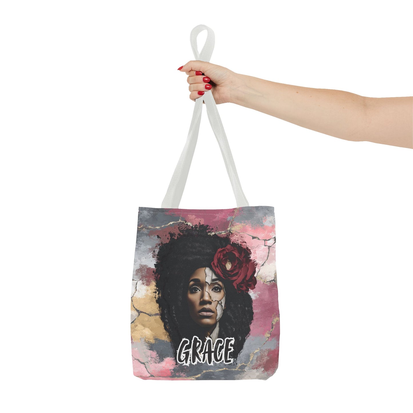 Grace (Colorful Edition) Tote Bag — Masks Off Collection