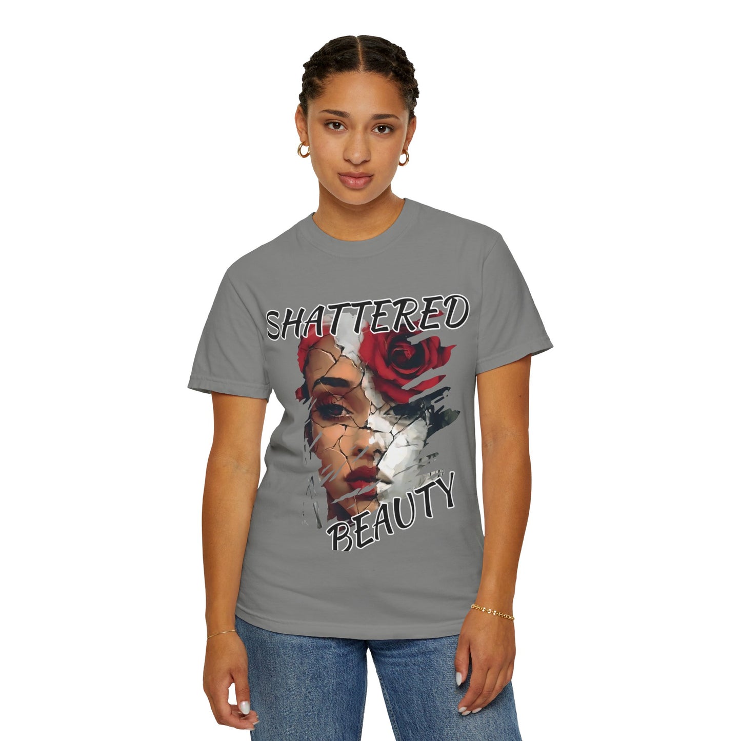 Shattered Beauty T-Shirt — Masks Off Collection