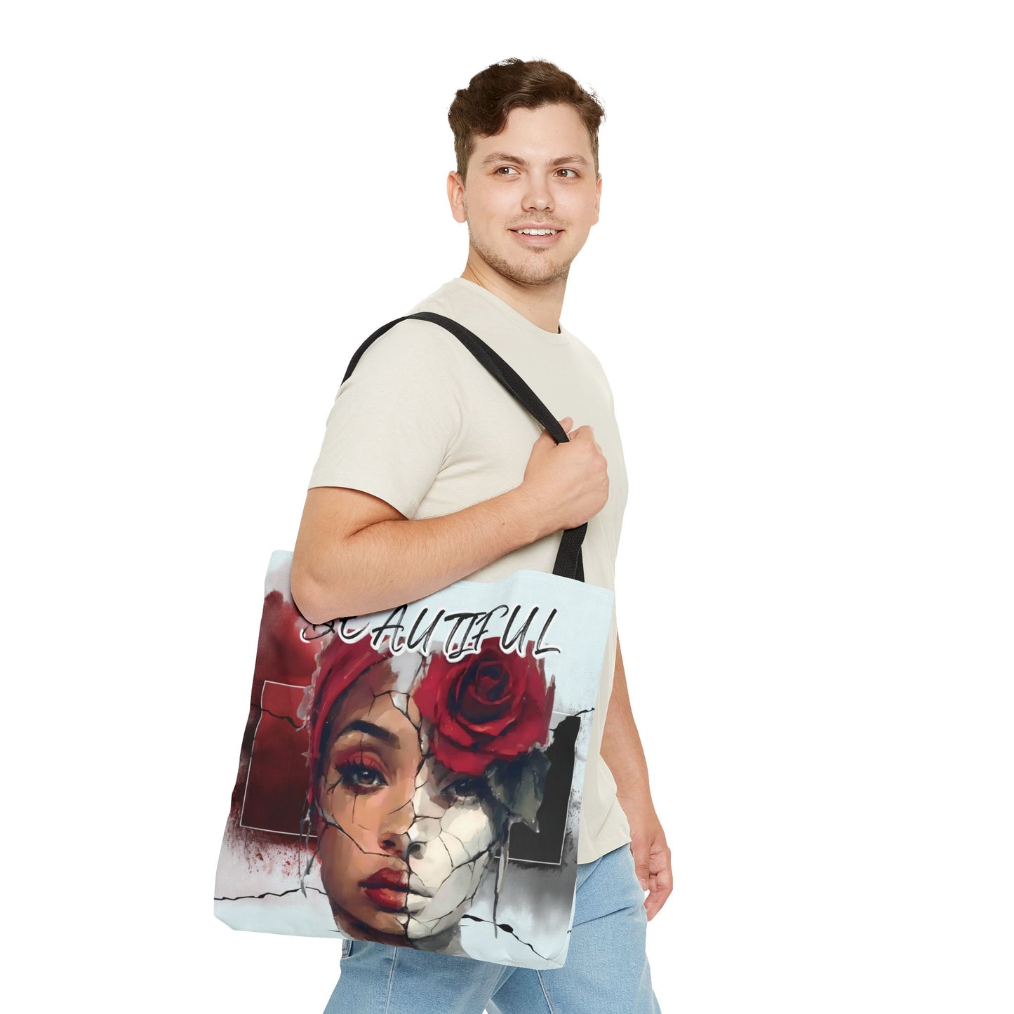 Dual Bloom Tote Bag — Masks Off Collection