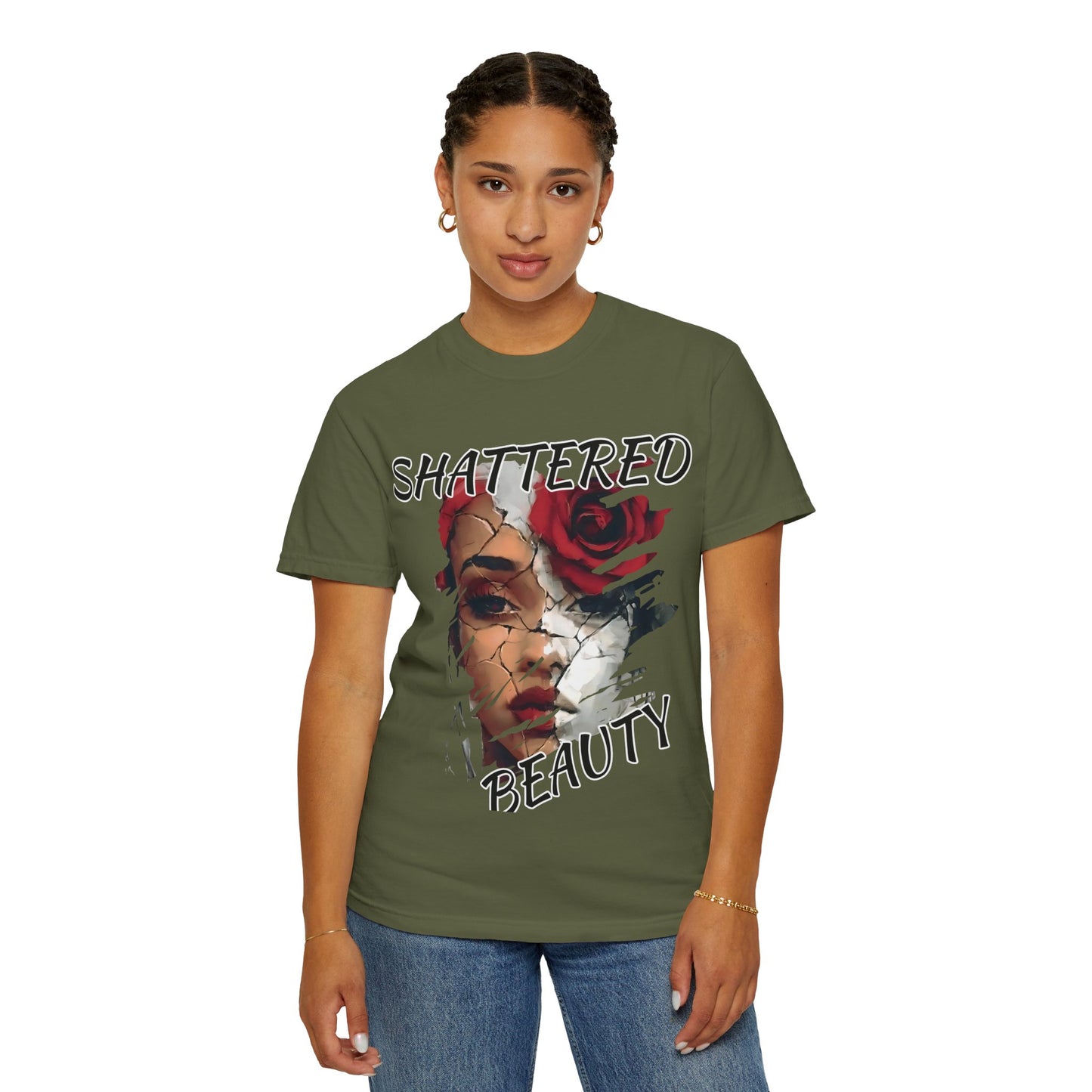 Shattered Beauty T-Shirt — Masks Off Collection