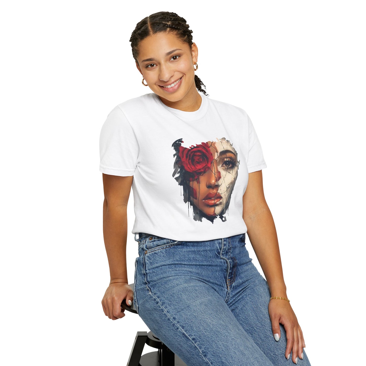 Scarlet Veil T-Shirt — Masks Off Collection