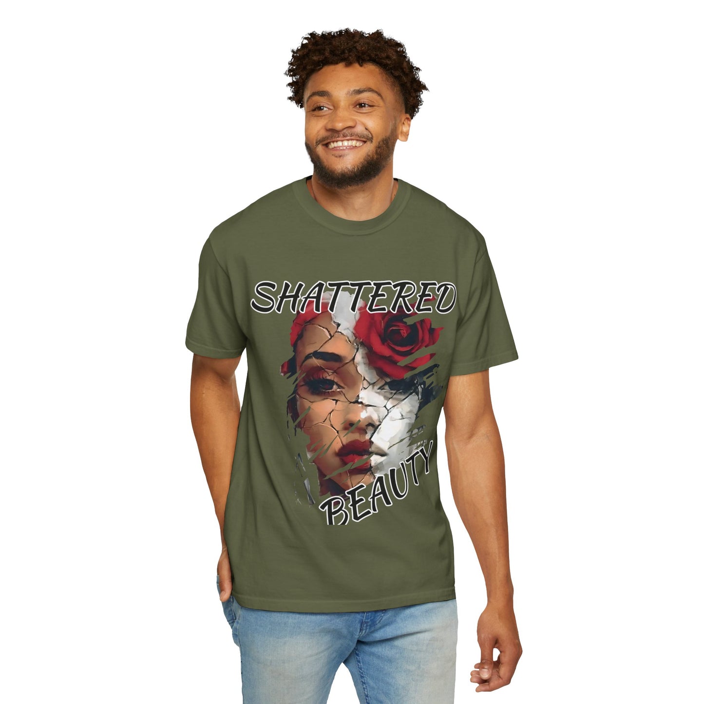 Shattered Beauty T-Shirt — Masks Off Collection