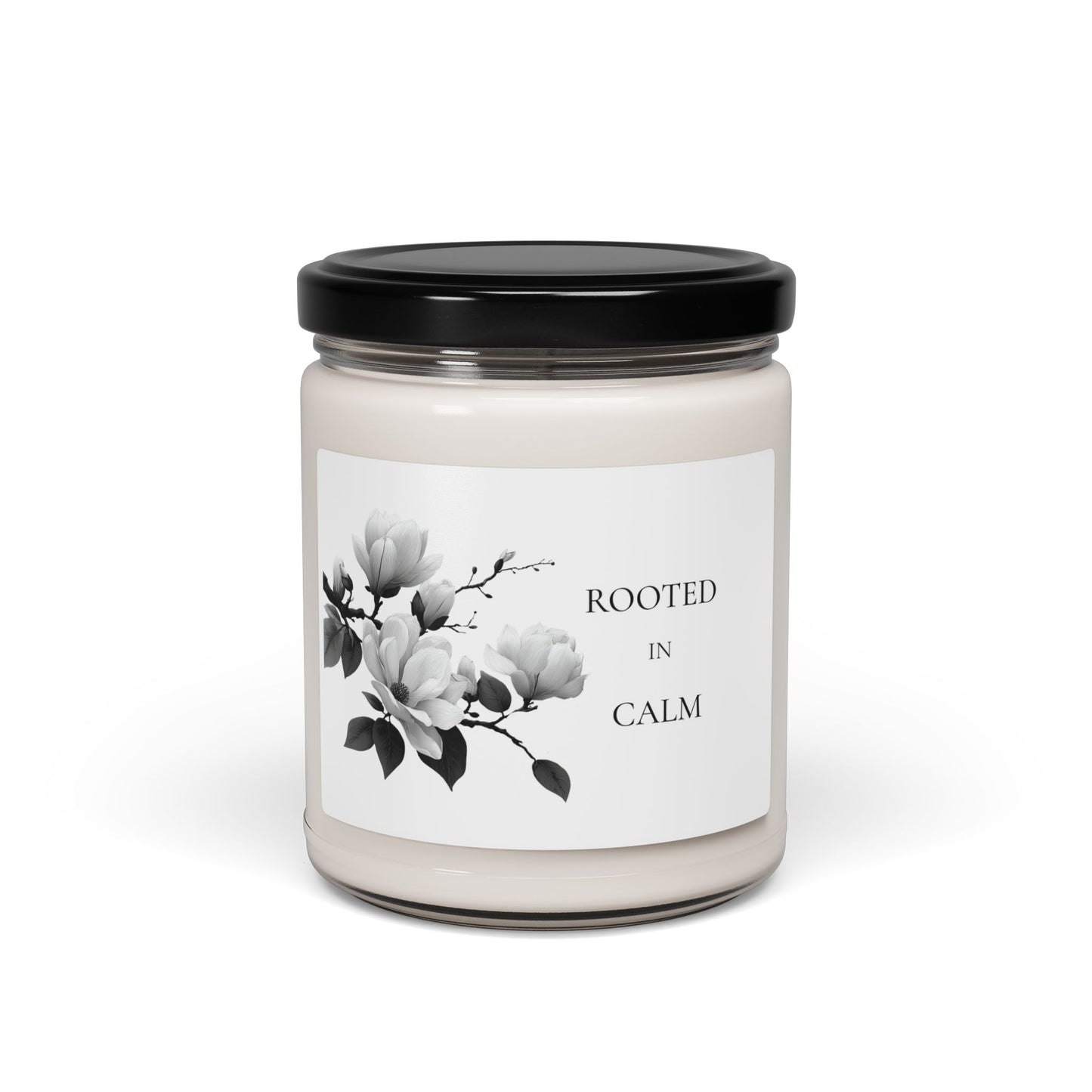 Rooted in Calm Candle – White Sage & Lavender – Grounding Relaxation Soy Candle