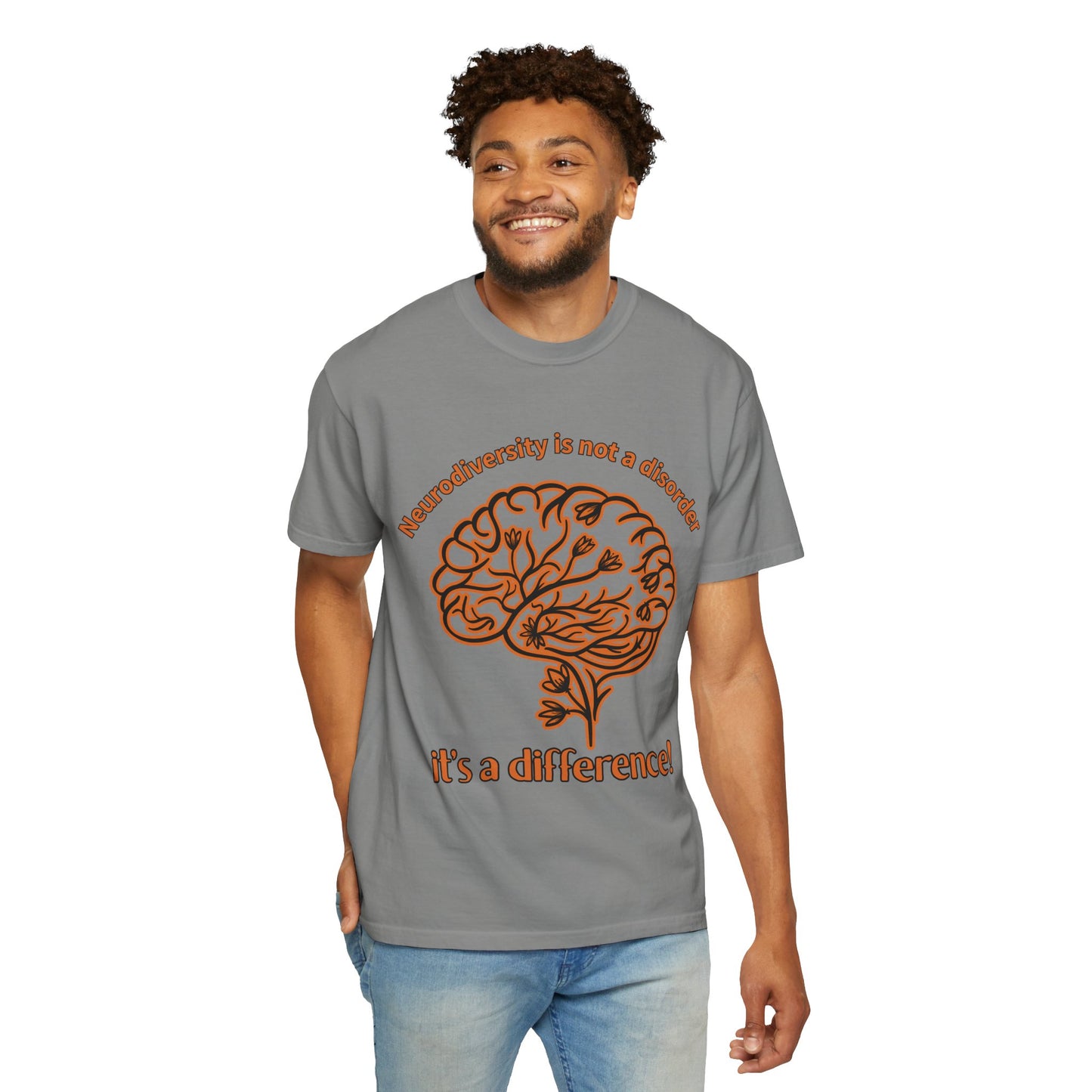 Neurodiversity Awareness Shirt | Comfort Colors 1717 | “Not a Disorder, It’s a Difference” Mental Health Tee | Autism ADHD Acceptance Gift