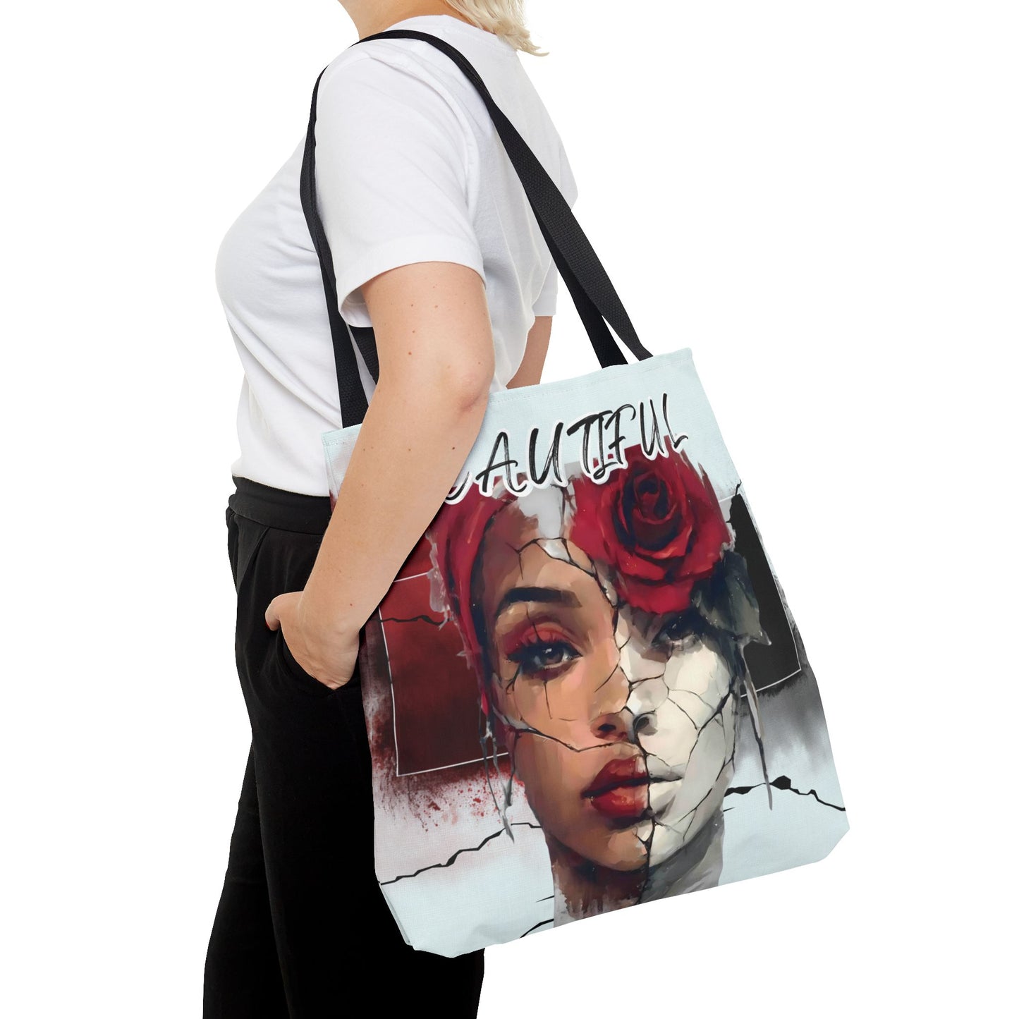 Dual Bloom Tote Bag — Masks Off Collection