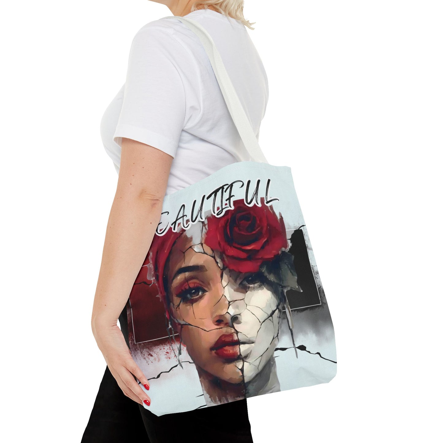 Dual Bloom Tote Bag — Masks Off Collection