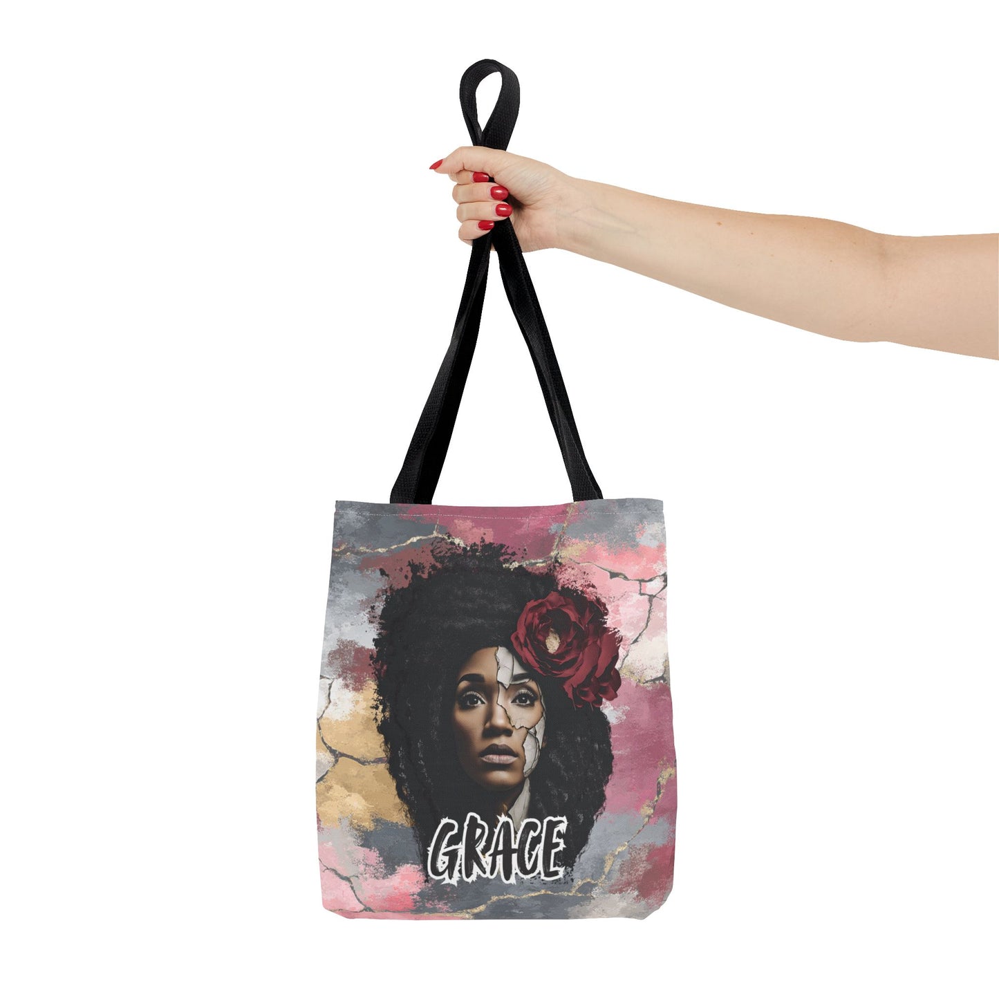 Grace (Colorful Edition) Tote Bag — Masks Off Collection