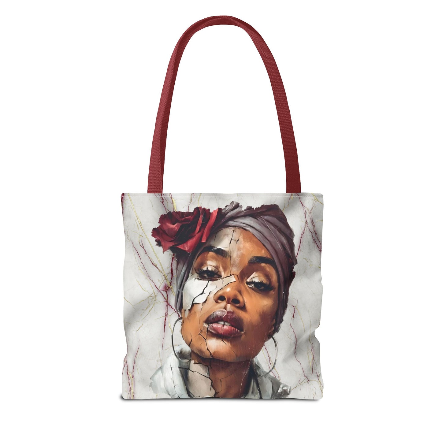 Regal Fracture Canvas Tote Bag — Masks Off Collection