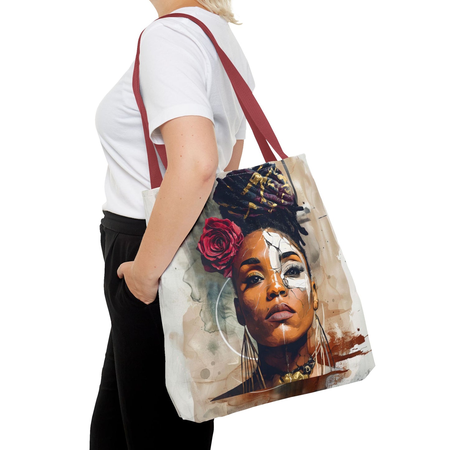 Crowned in Truth Tote Bag — Masks Off Collection