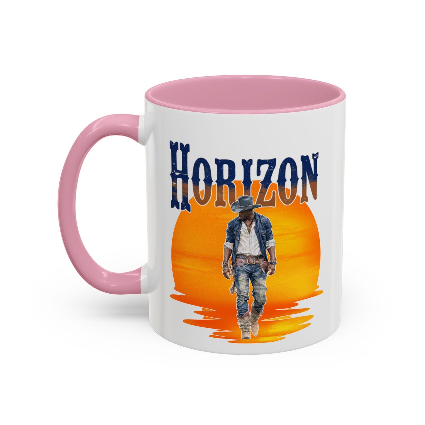 Horizon Cowboy Sunset Coffee Mug | Western Rodeo Gift | Rustic Cowboy Coffee Cup for Country Lifestyle Fans