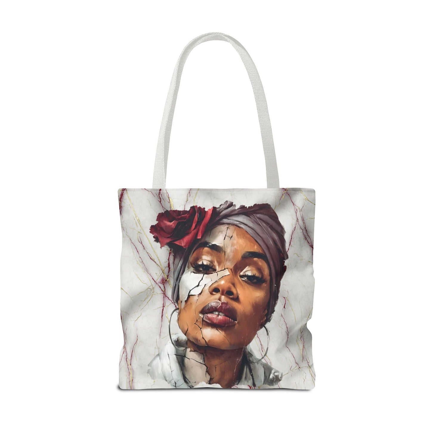 Regal Fracture Canvas Tote Bag — Masks Off Collection