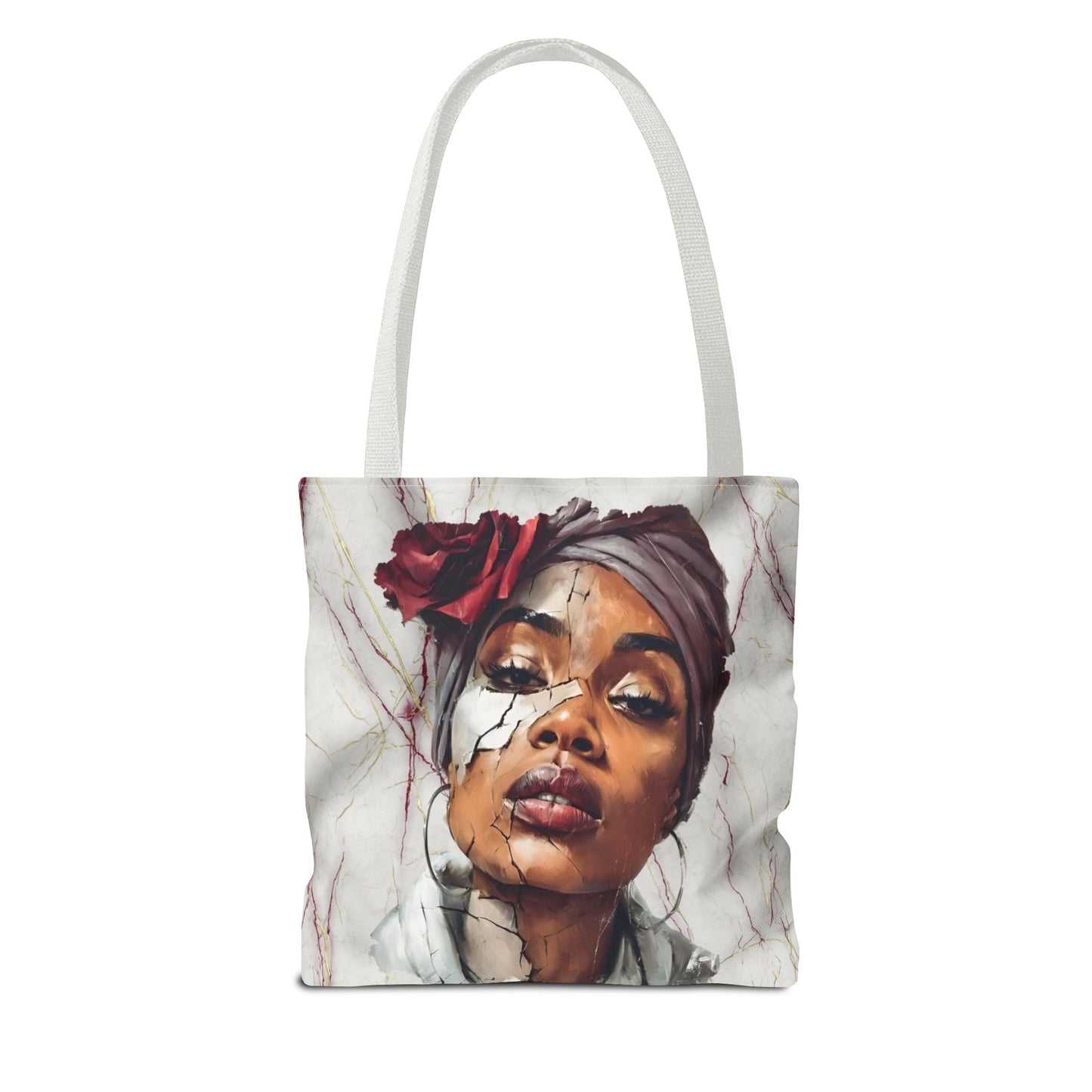 Regal Fracture Canvas Tote Bag — Masks Off Collection