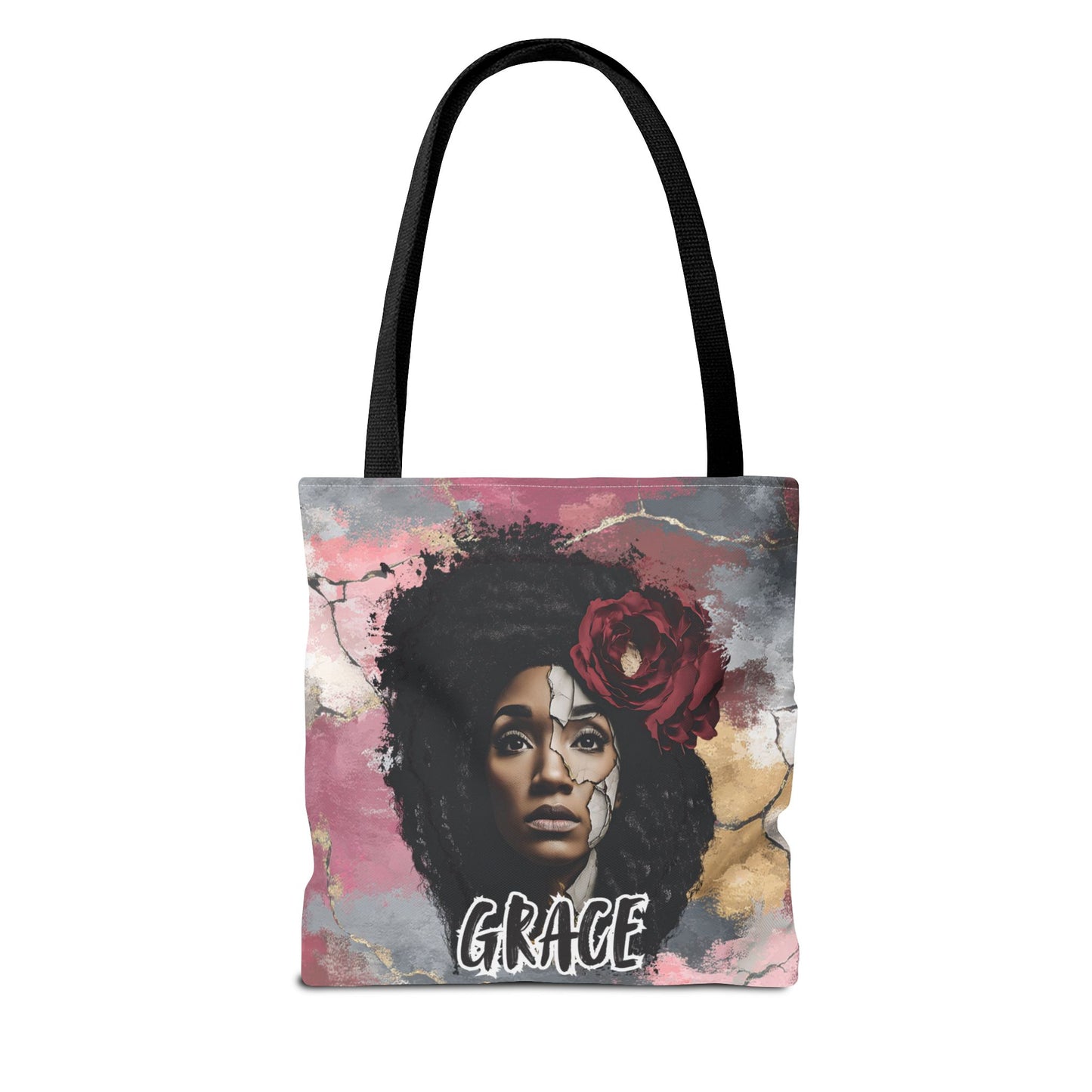 Grace (Colorful Edition) Tote Bag — Masks Off Collection