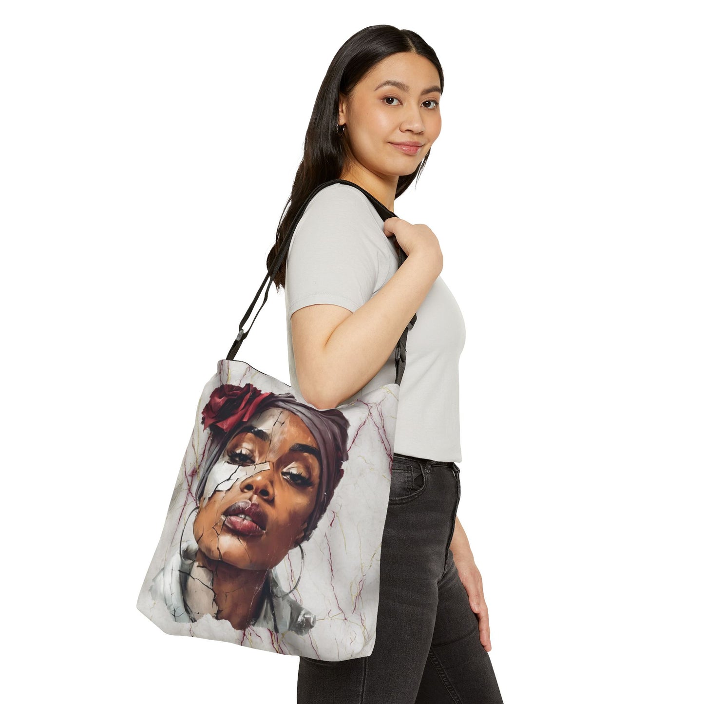 Regal Fracture Tote Bag — Masks Off Collection