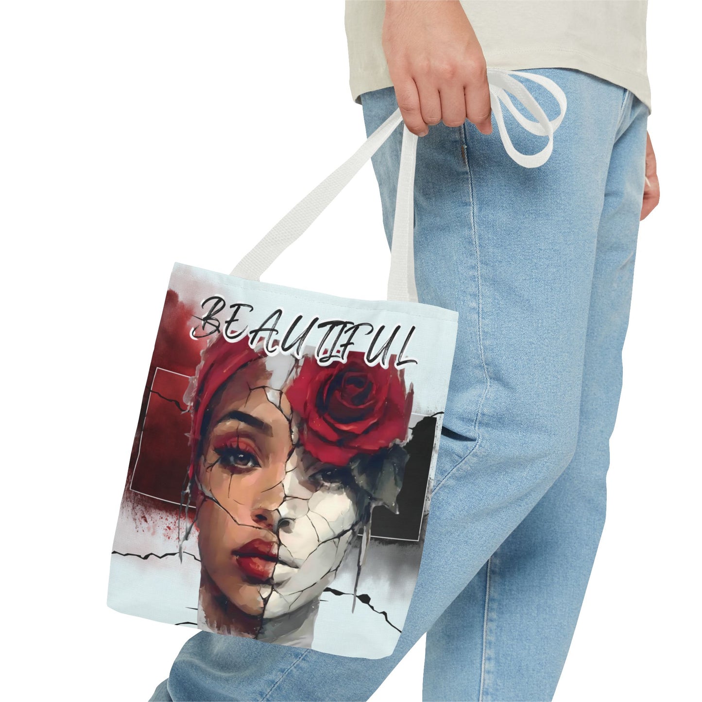Dual Bloom Tote Bag — Masks Off Collection