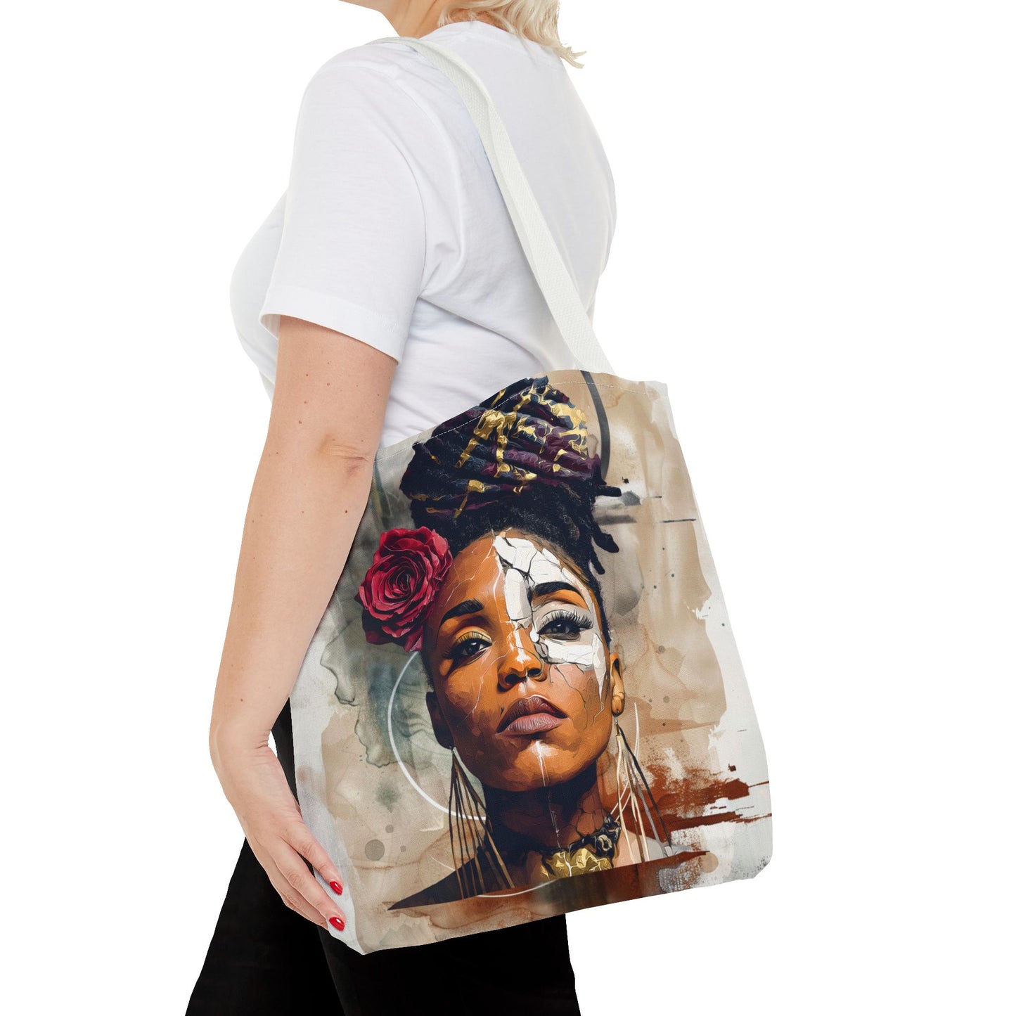 Crowned in Truth Tote Bag — Masks Off Collection
