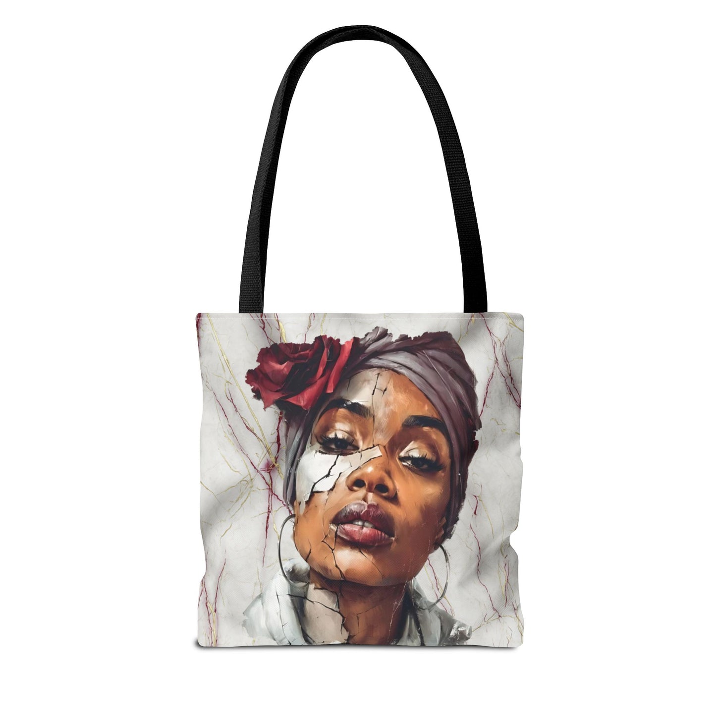 Regal Fracture Canvas Tote Bag — Masks Off Collection