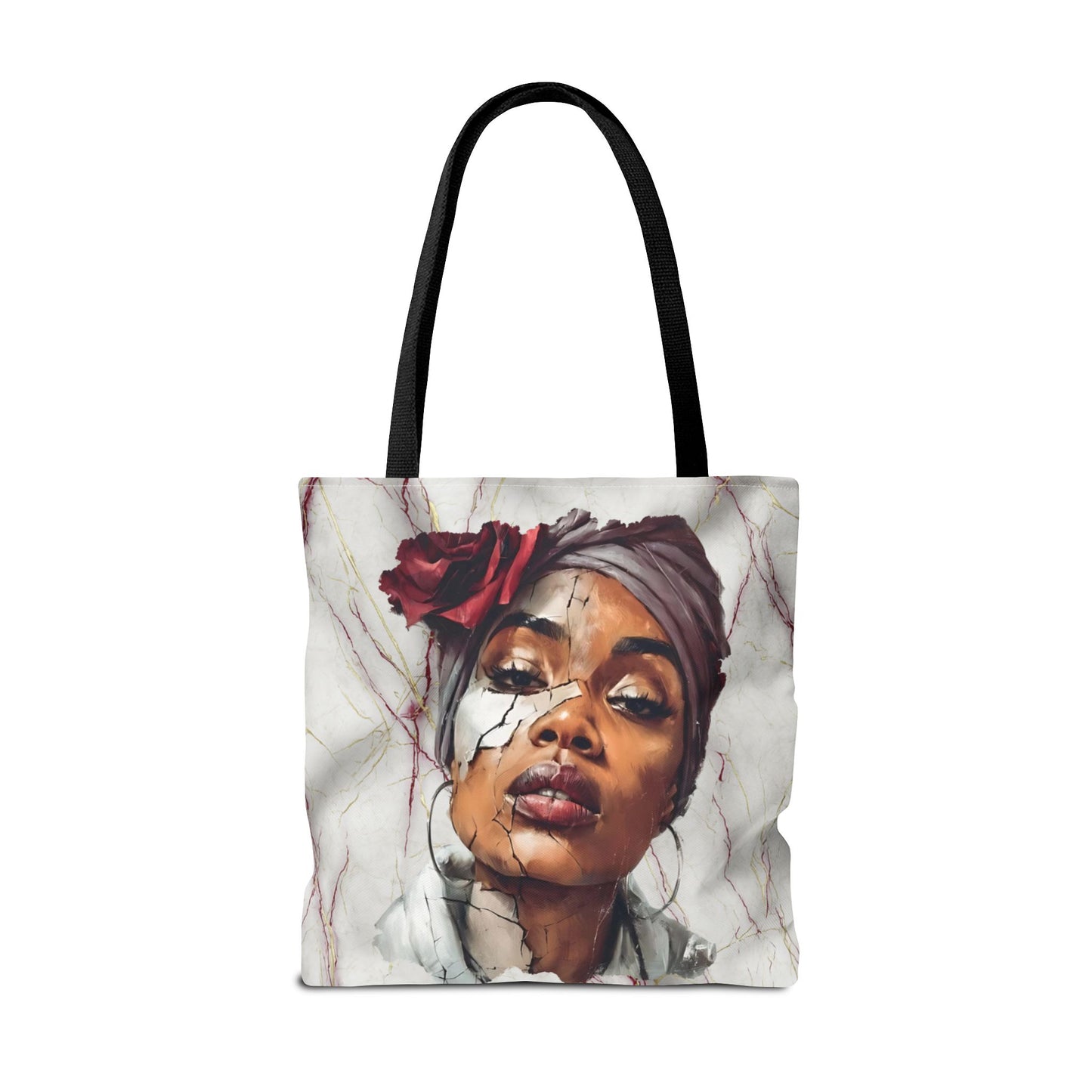 Regal Fracture Canvas Tote Bag — Masks Off Collection