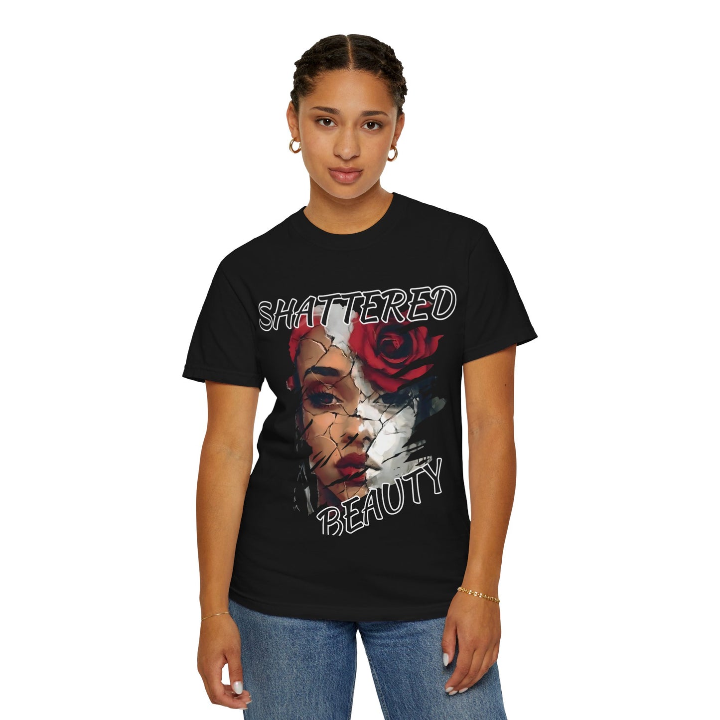 Shattered Beauty T-Shirt — Masks Off Collection
