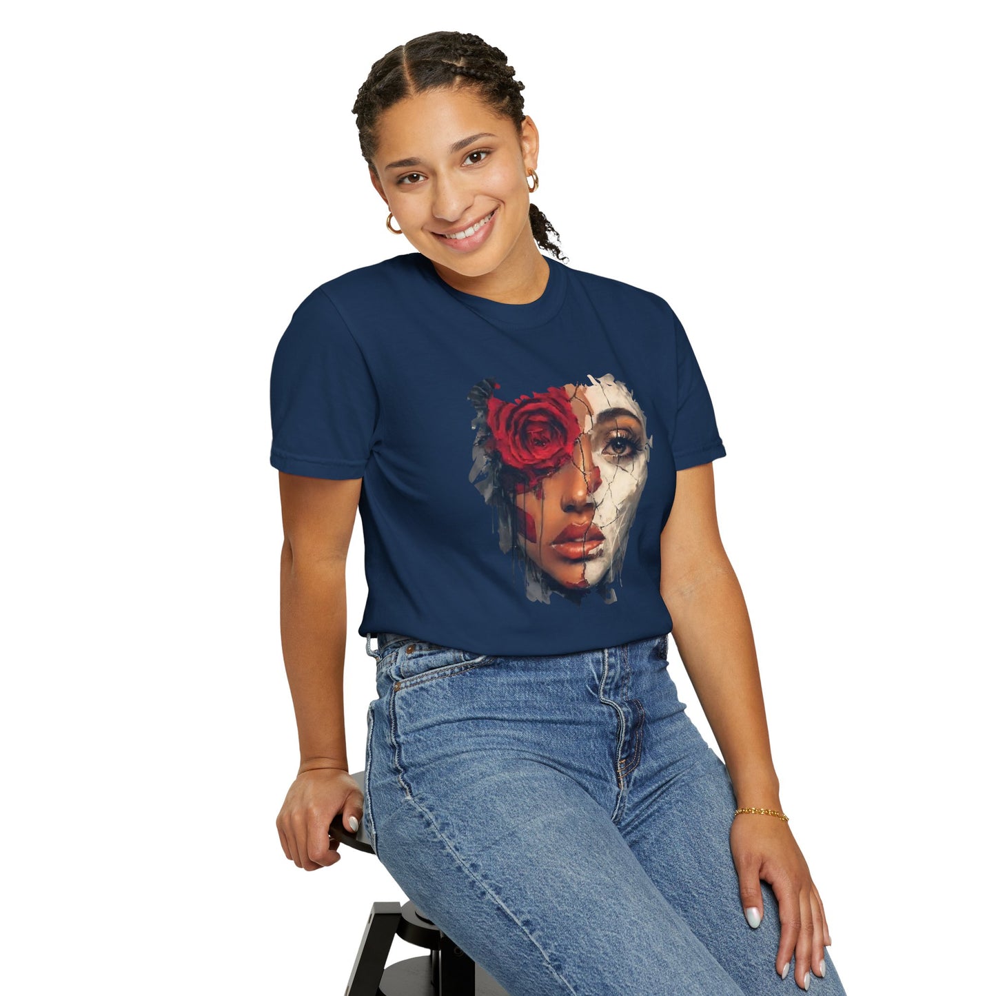 Scarlet Veil T-Shirt — Masks Off Collection