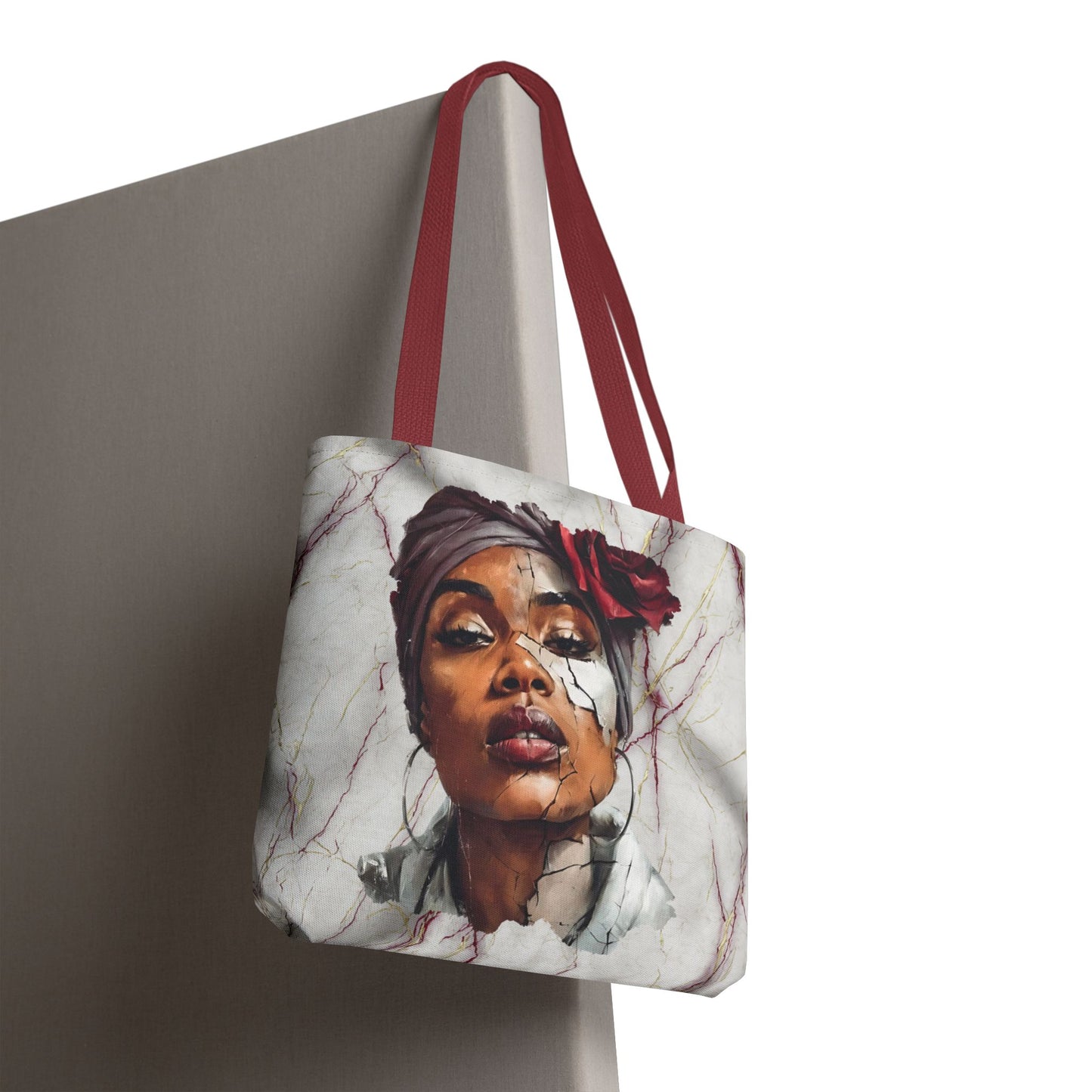 Regal Fracture Canvas Tote Bag — Masks Off Collection