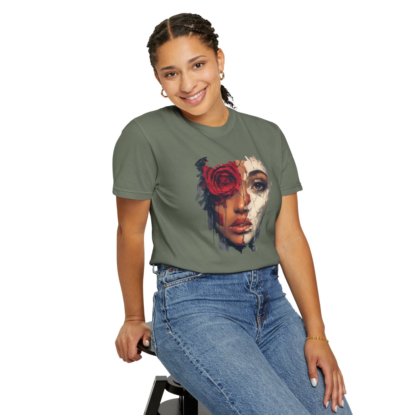 Scarlet Veil T-Shirt — Masks Off Collection