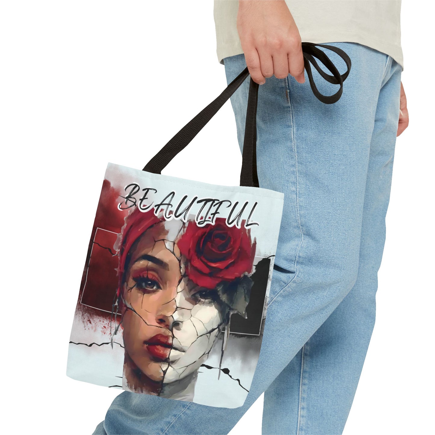 Dual Bloom Tote Bag — Masks Off Collection