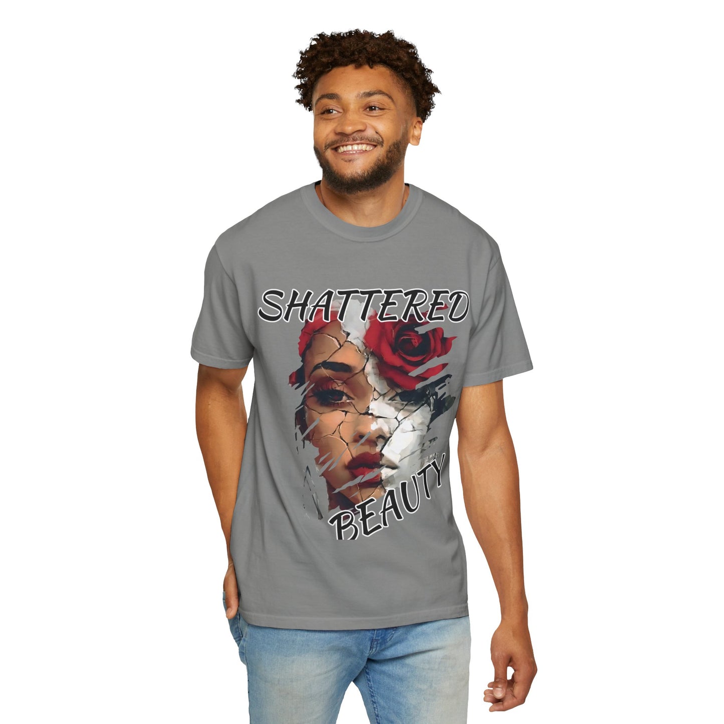 Shattered Beauty T-Shirt — Masks Off Collection
