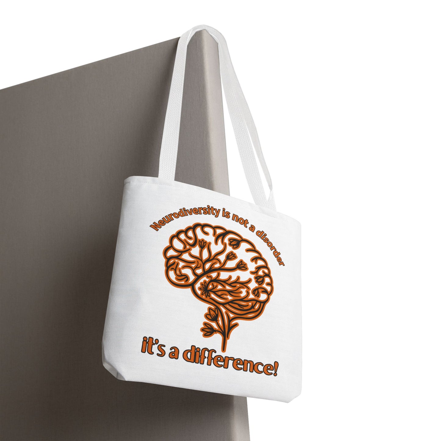 Creative Mind Tote Bag - It's a Difference! | Eco-Friendly, Gift for Mental Health Awareness, Reusable Shopping, Inspirational Bag, [...]