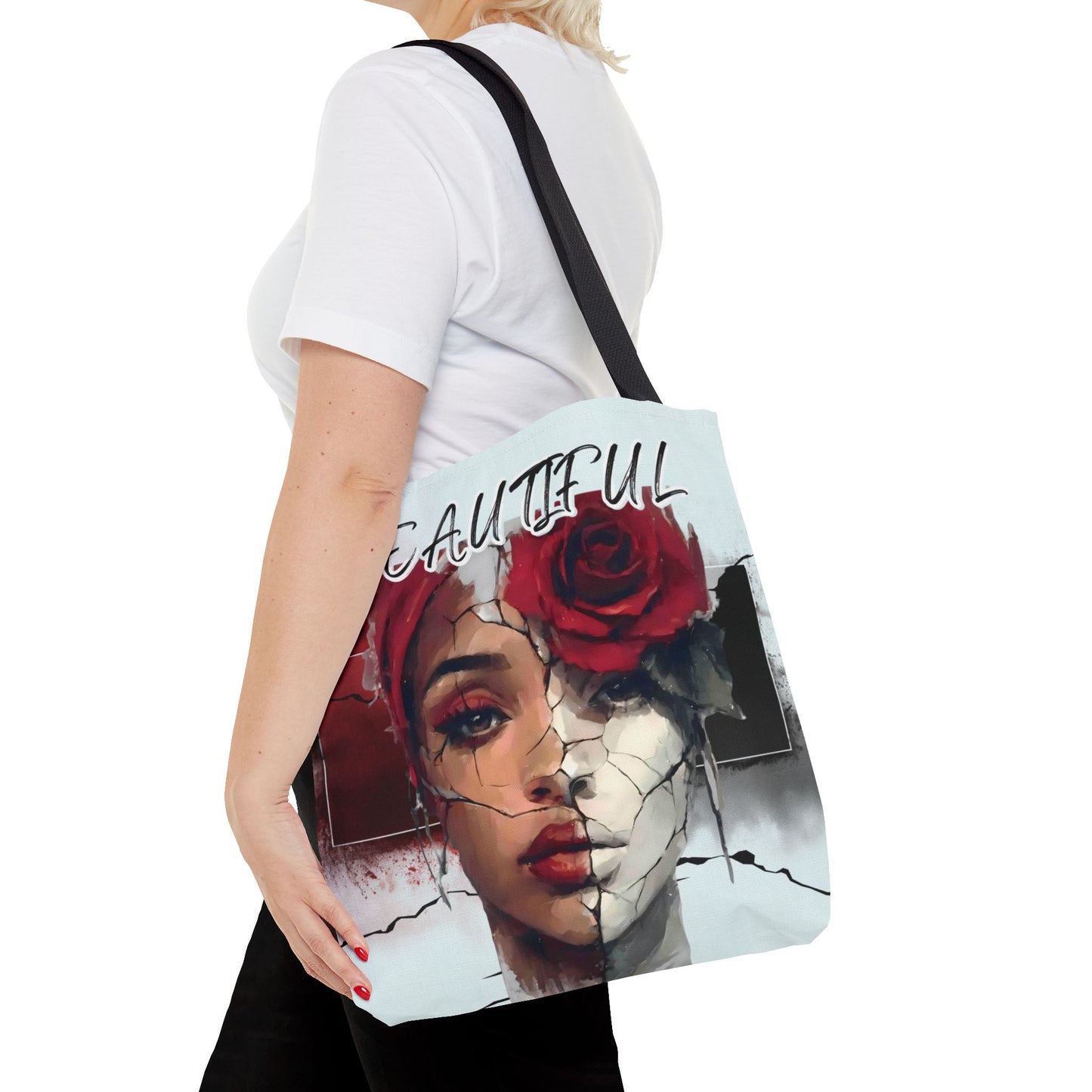 Dual Bloom Tote Bag — Masks Off Collection