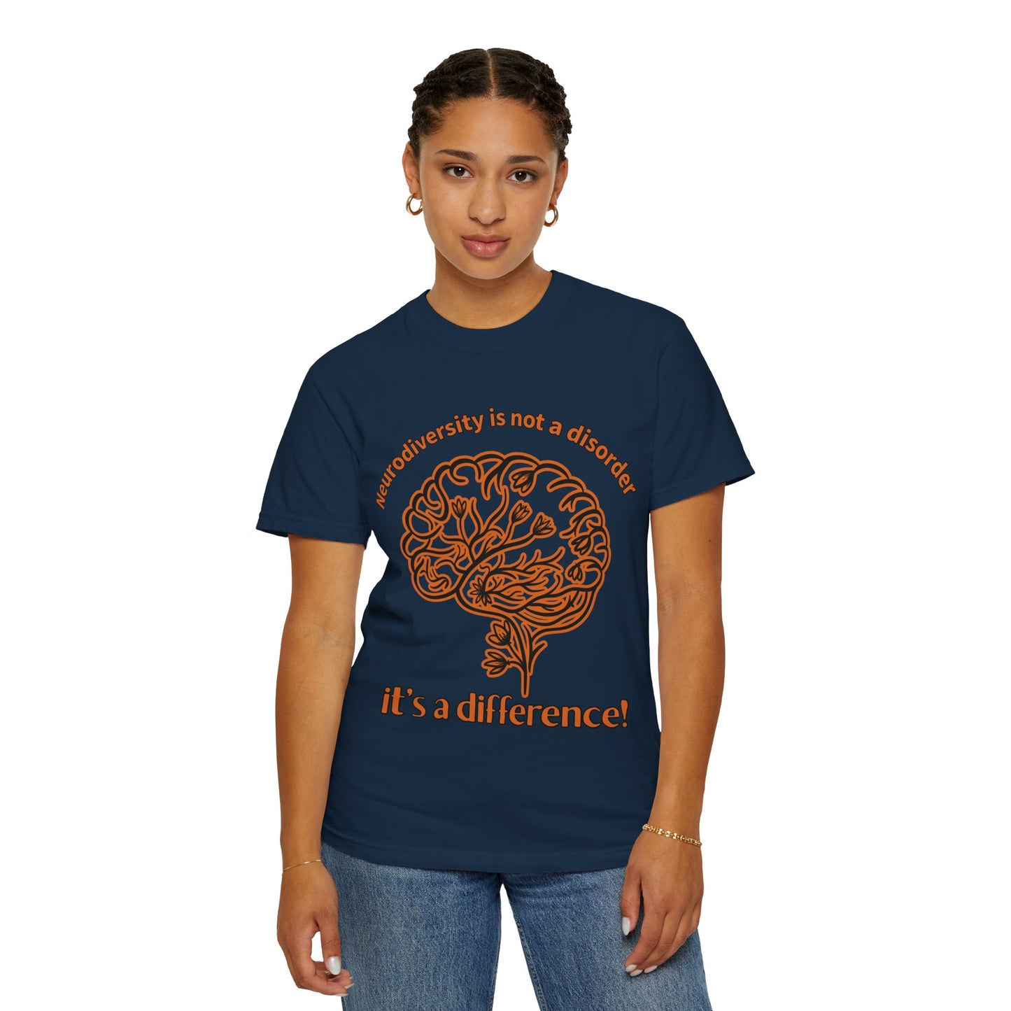 Neurodiversity Awareness Shirt | Comfort Colors 1717 | “Not a Disorder, It’s a Difference” Mental Health Tee | Autism ADHD Acceptance Gift