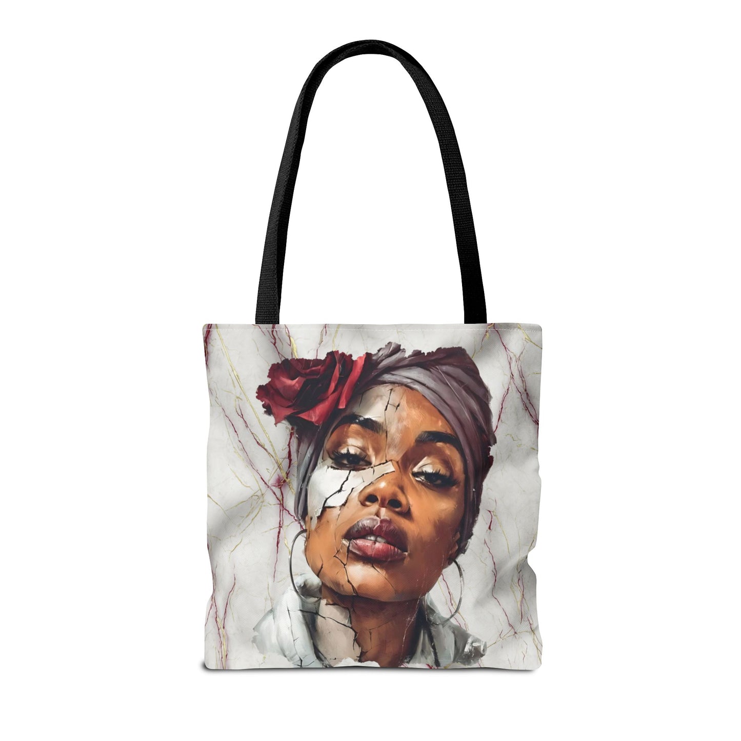 Regal Fracture Canvas Tote Bag — Masks Off Collection