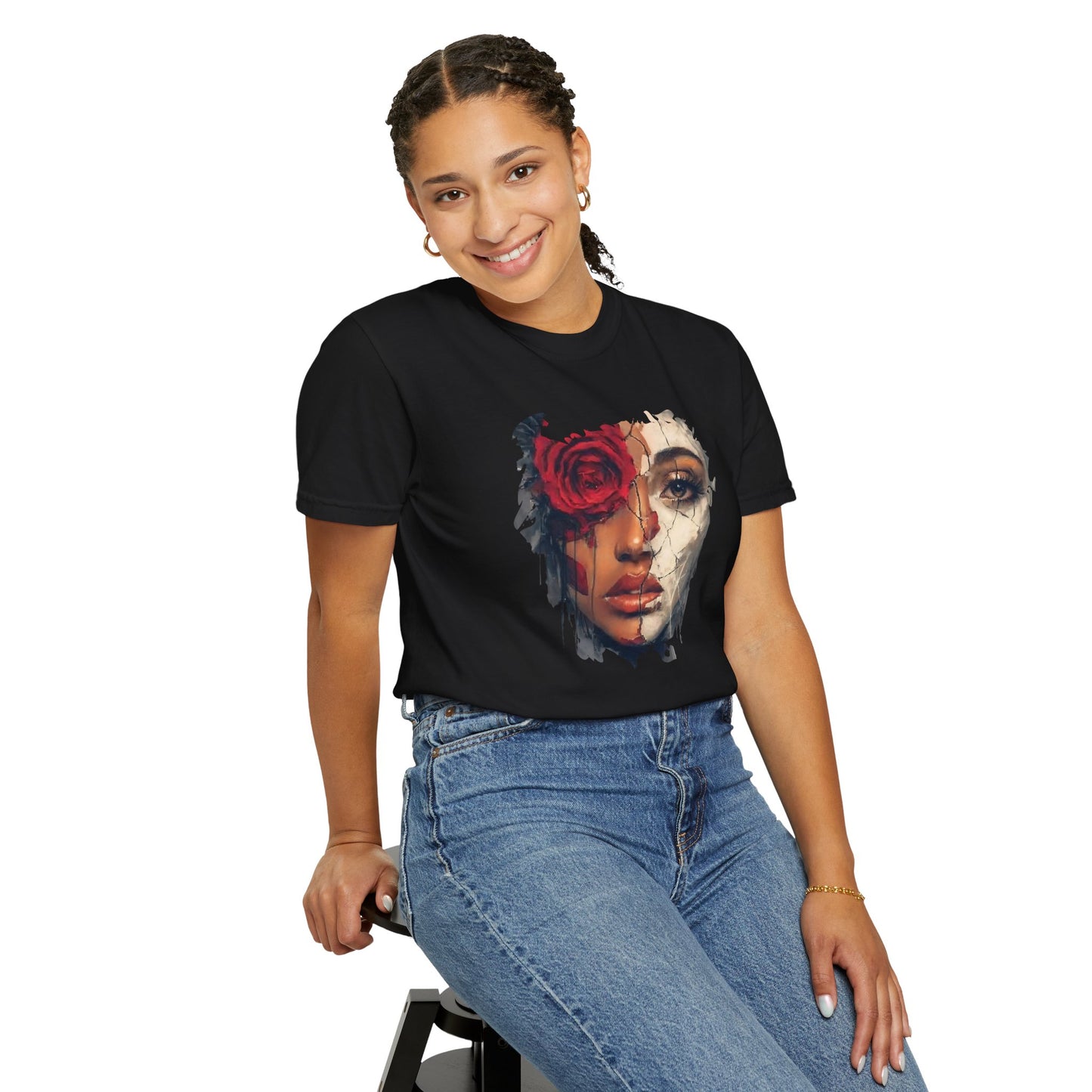 Scarlet Veil T-Shirt — Masks Off Collection