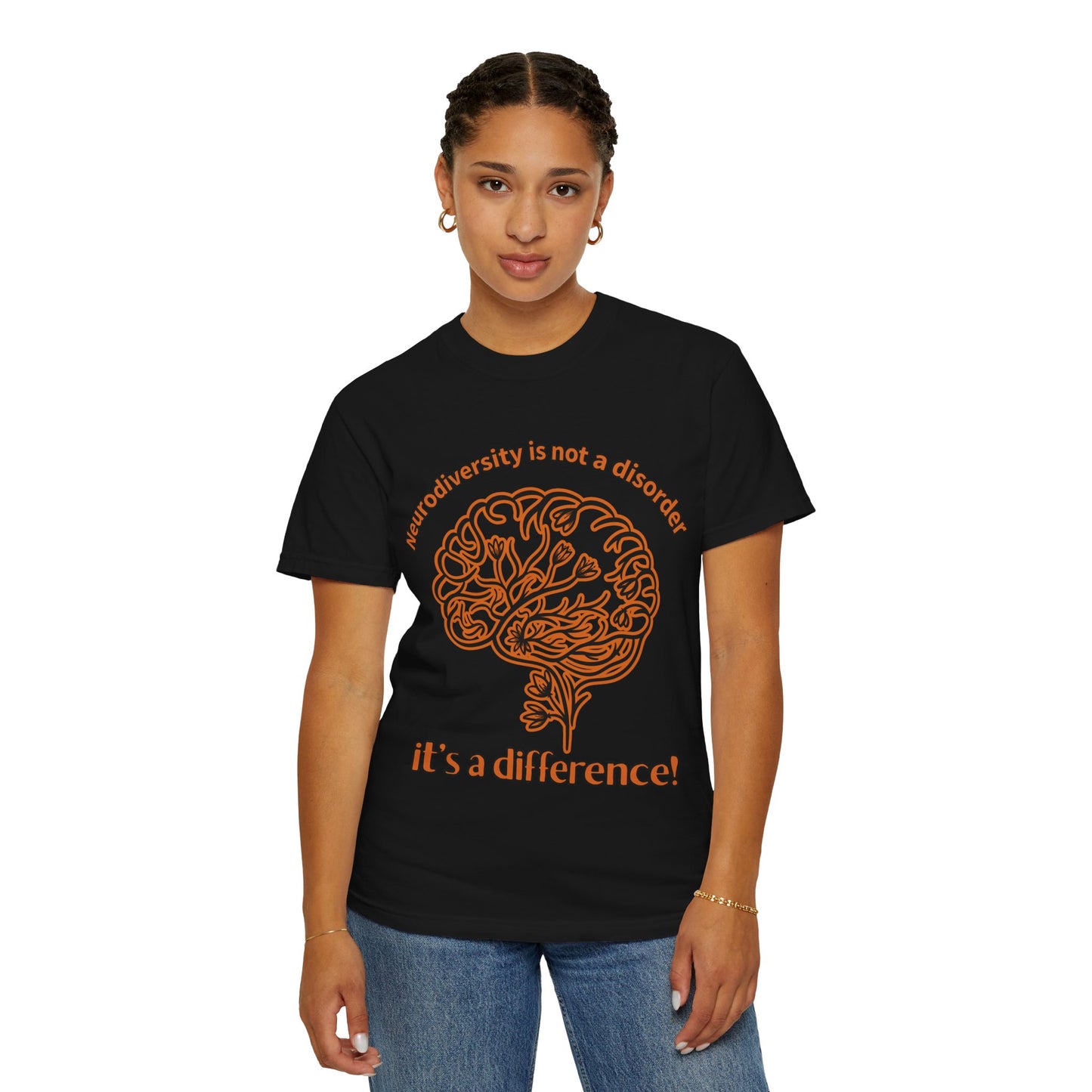 Neurodiversity Awareness Shirt | Comfort Colors 1717 | “Not a Disorder, It’s a Difference” Mental Health Tee | Autism ADHD Acceptance Gift