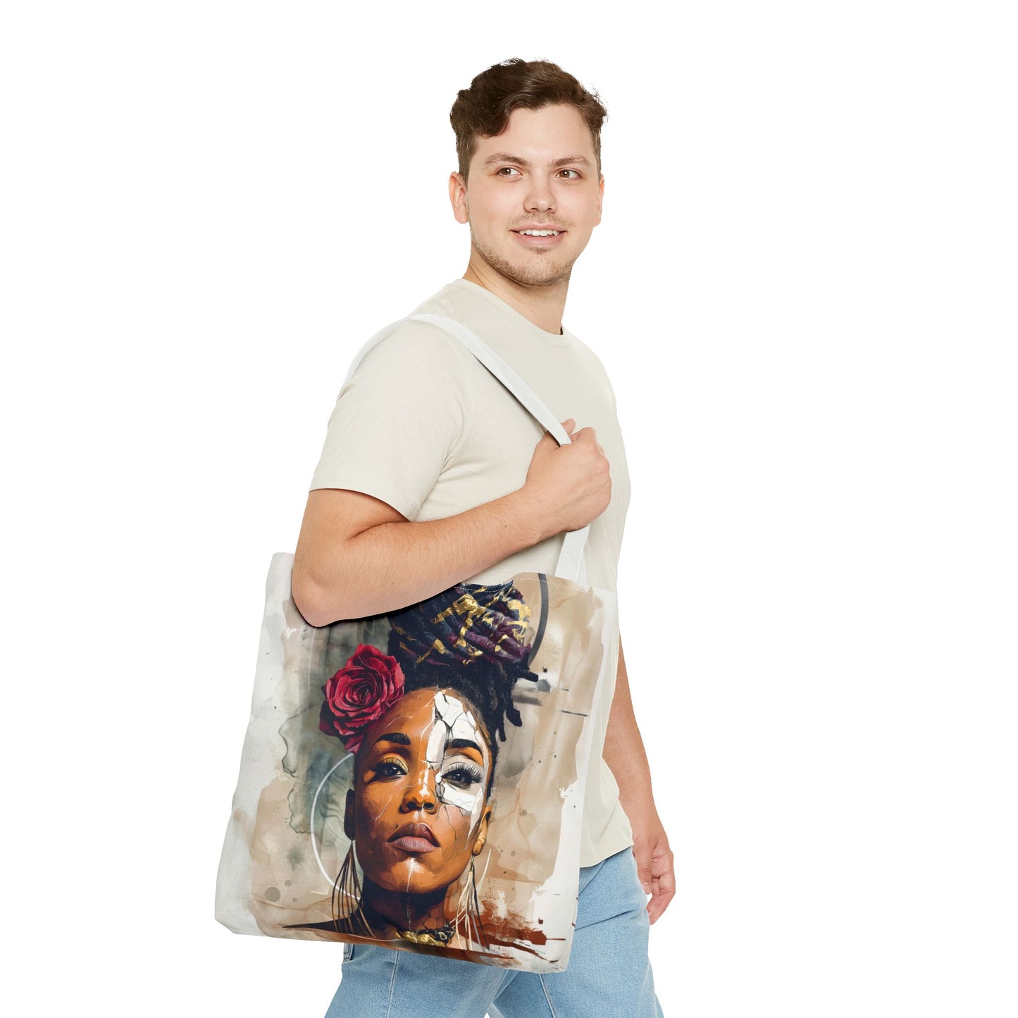 Crowned in Truth Tote Bag — Masks Off Collection
