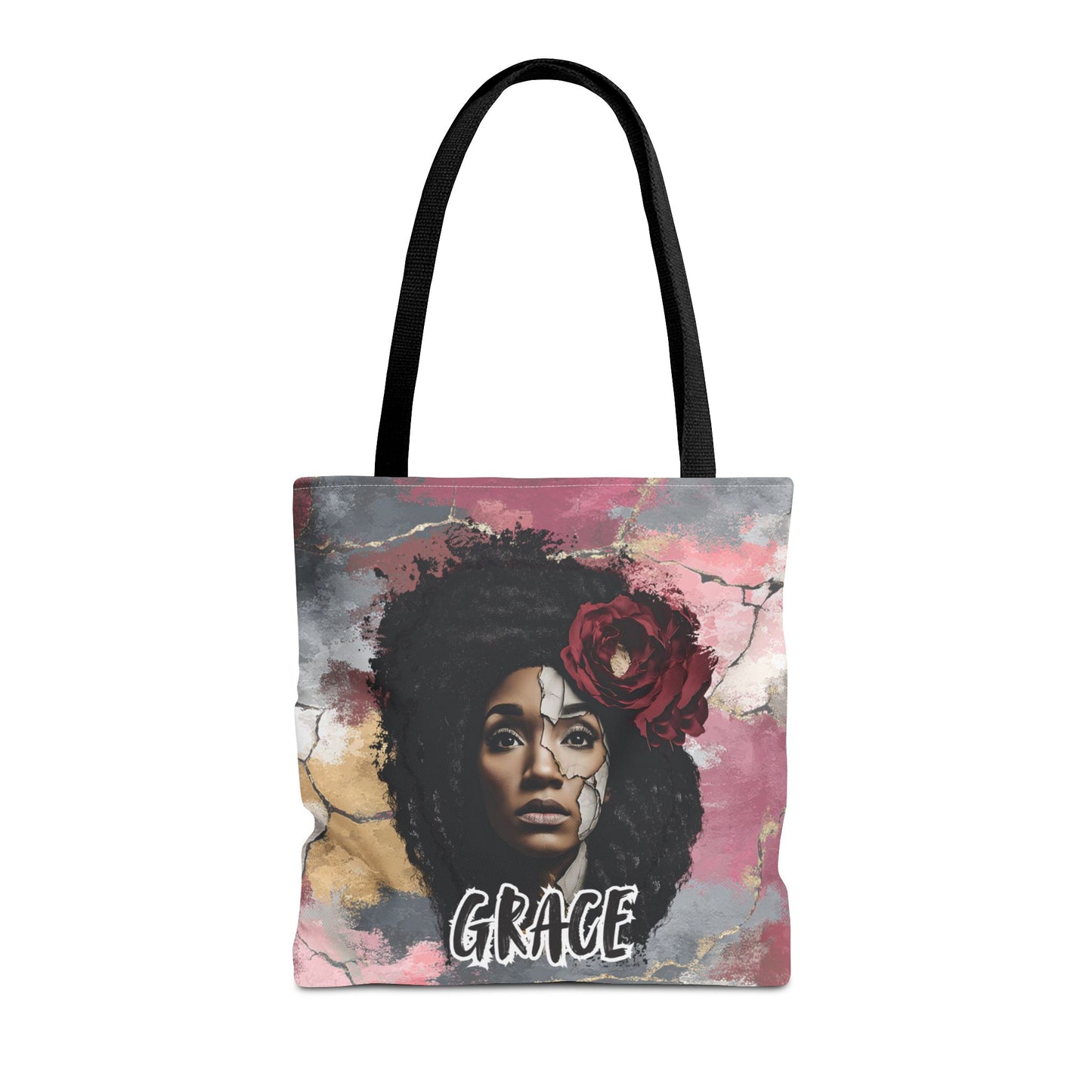 Grace (Colorful Edition) Tote Bag — Masks Off Collection