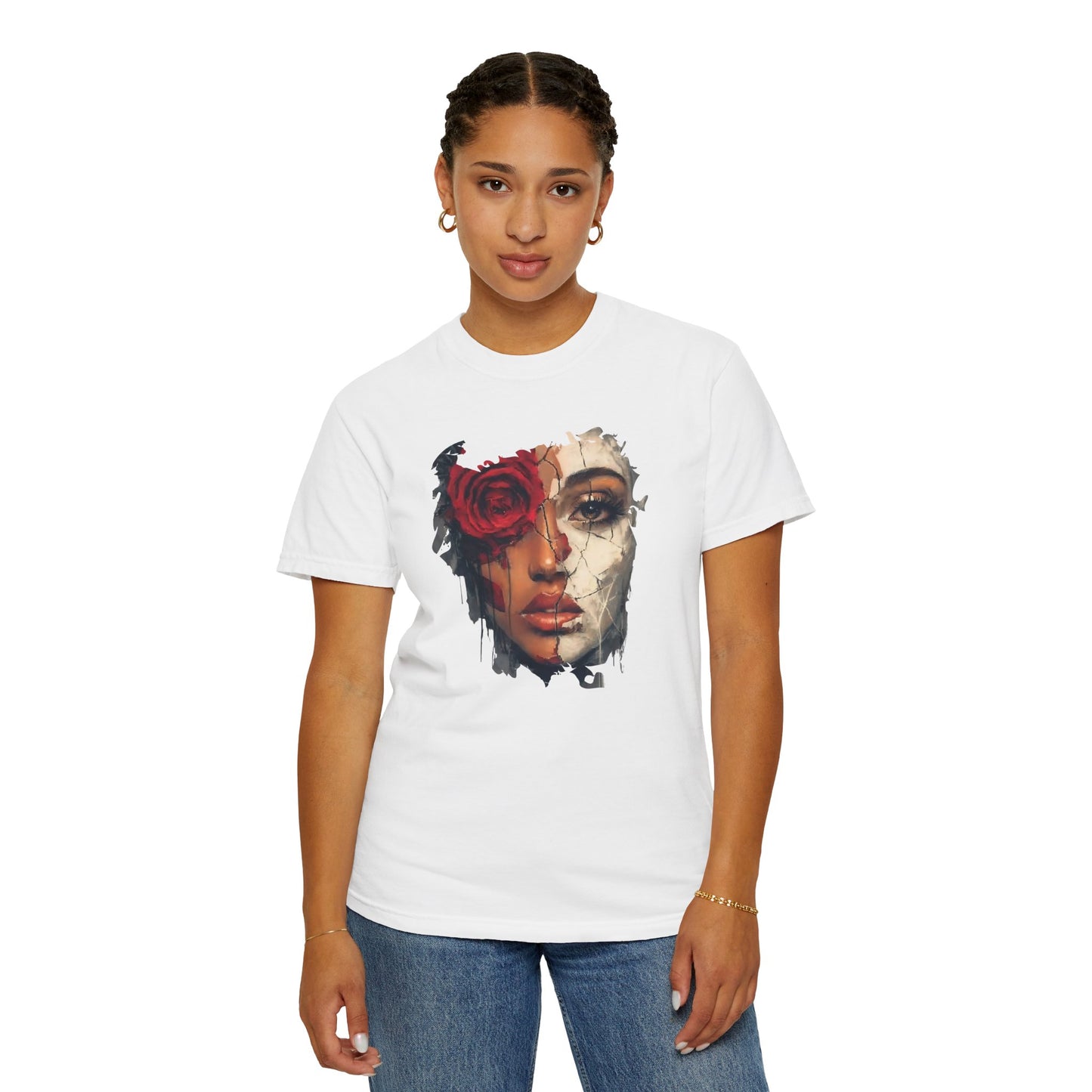 Scarlet Veil T-Shirt — Masks Off Collection
