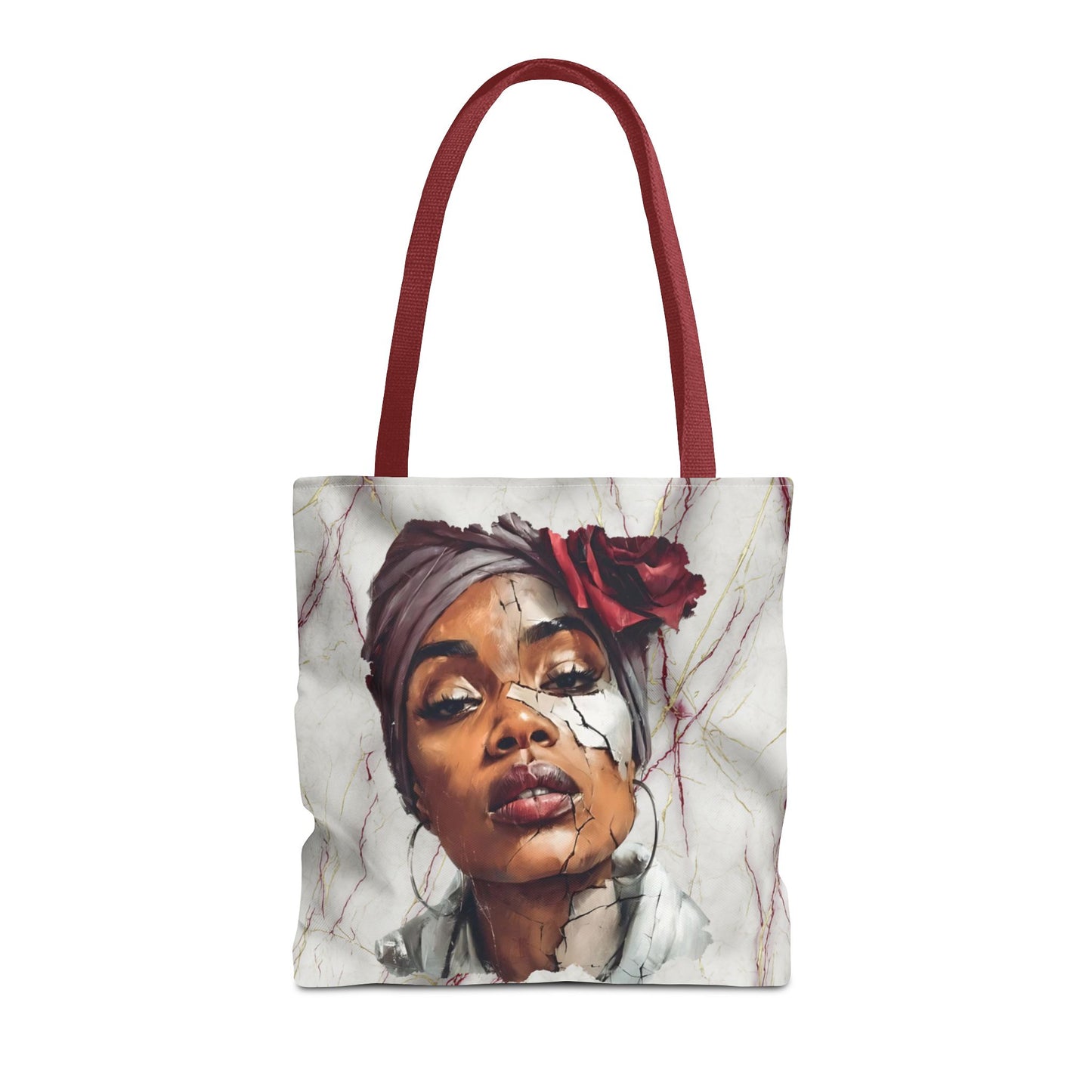 Regal Fracture Canvas Tote Bag — Masks Off Collection