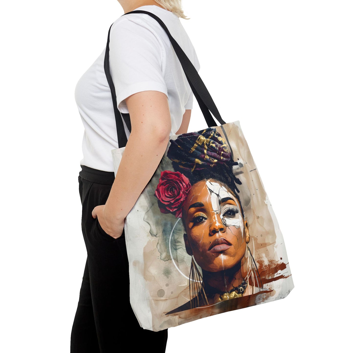 Crowned in Truth Tote Bag — Masks Off Collection
