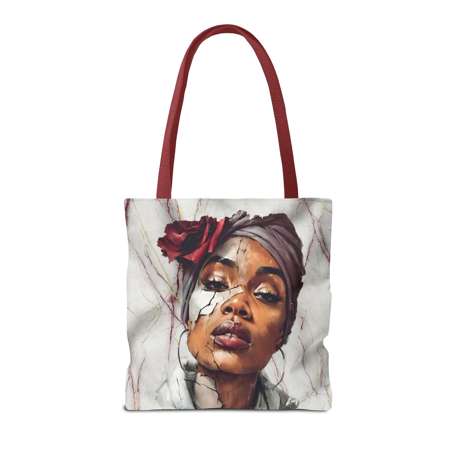 Regal Fracture Canvas Tote Bag — Masks Off Collection