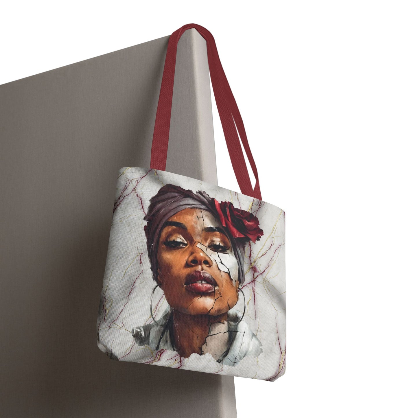 Regal Fracture Canvas Tote Bag — Masks Off Collection
